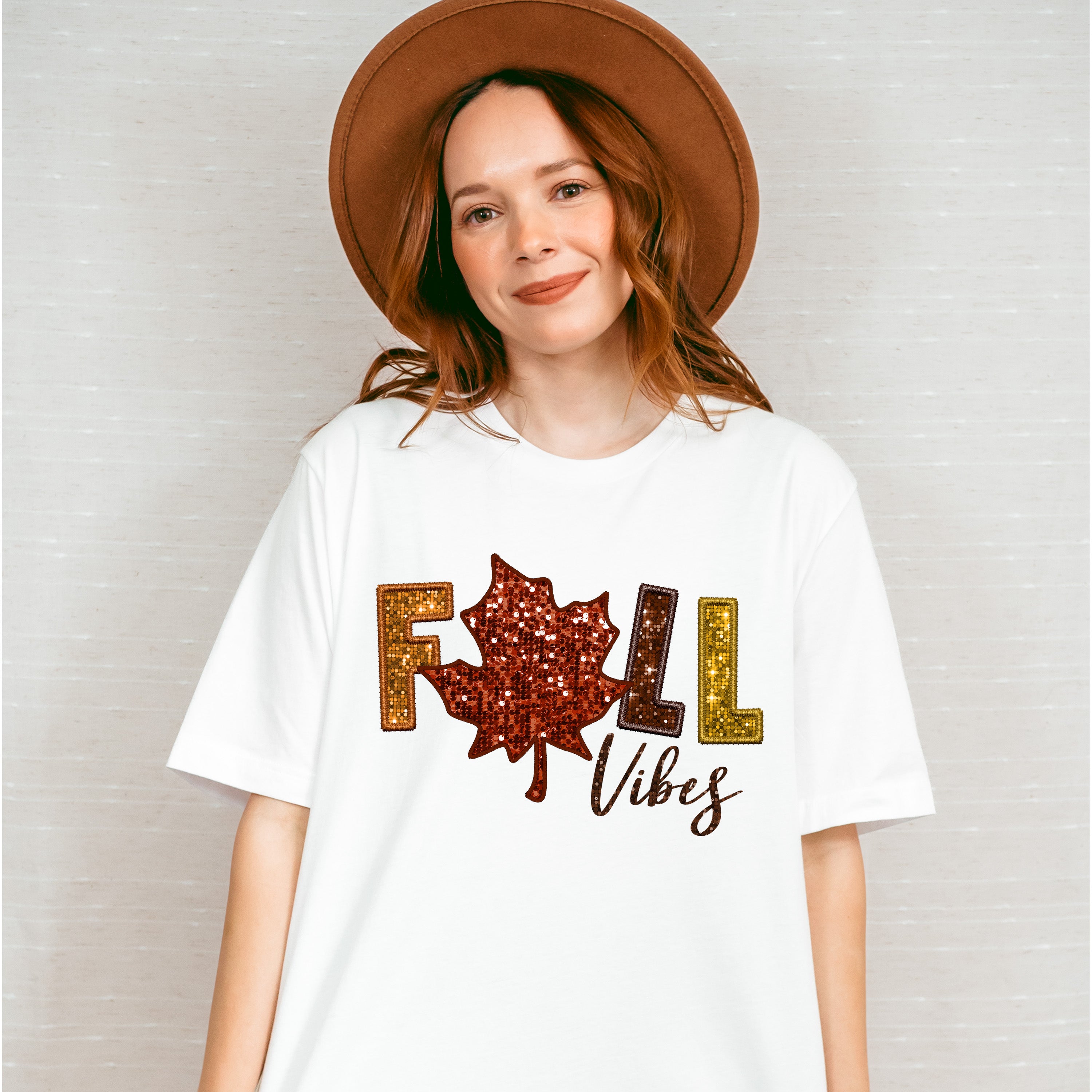 Fall Vibes Leaf - Fall Unisex Crewneck T-Shirt Sweatshirt Hoodie