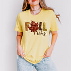 Fall Vibes Leaf - Fall Unisex Crewneck T-Shirt Sweatshirt Hoodie