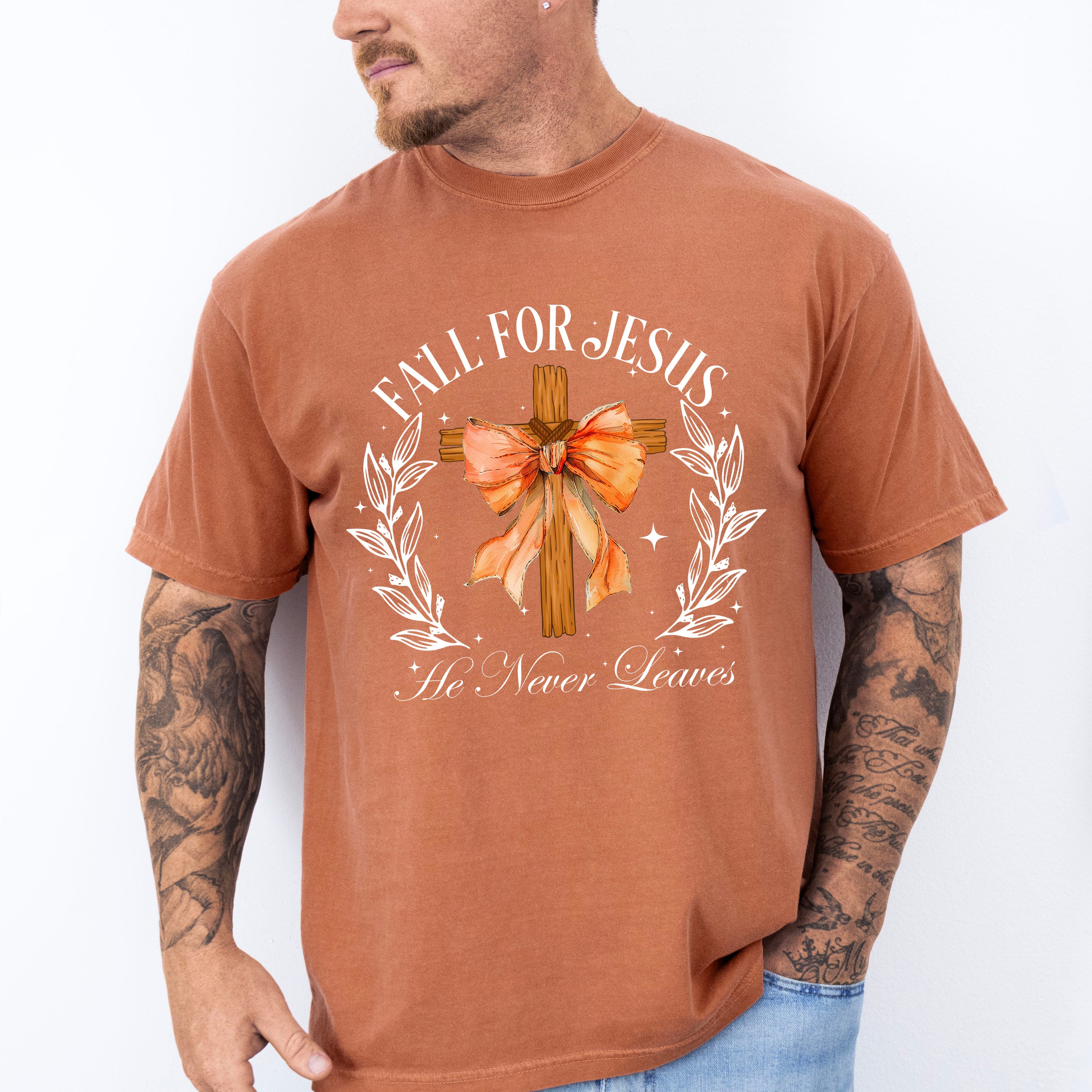 Fall For Jesus - Fall Unisex Crewneck T-Shirt Sweatshirt Hoodie
