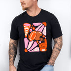 Football Doodles Design - Football Unisex Crewneck T-Shirt Sweatshirt Hoodie