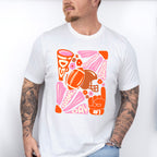 Football Doodles Design - Football Unisex Crewneck T-Shirt Sweatshirt Hoodie