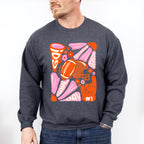 Football Doodles Design - Football Unisex Crewneck T-Shirt Sweatshirt Hoodie