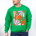 Football Doodles Design - Football Unisex Crewneck T-Shirt Sweatshirt Hoodie