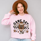Gameday Smiley Football Design - Football Unisex Crewneck T-Shirt Sweatshirt Hoodie