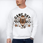 Gameday Smiley Football Design - Football Unisex Crewneck T-Shirt Sweatshirt Hoodie