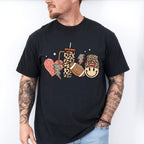 Heart Cup And Smiley Design - Football Unisex Crewneck T-Shirt Sweatshirt Hoodie