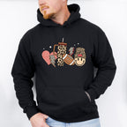 Heart Cup And Smiley Design - Football Unisex Crewneck T-Shirt Sweatshirt Hoodie