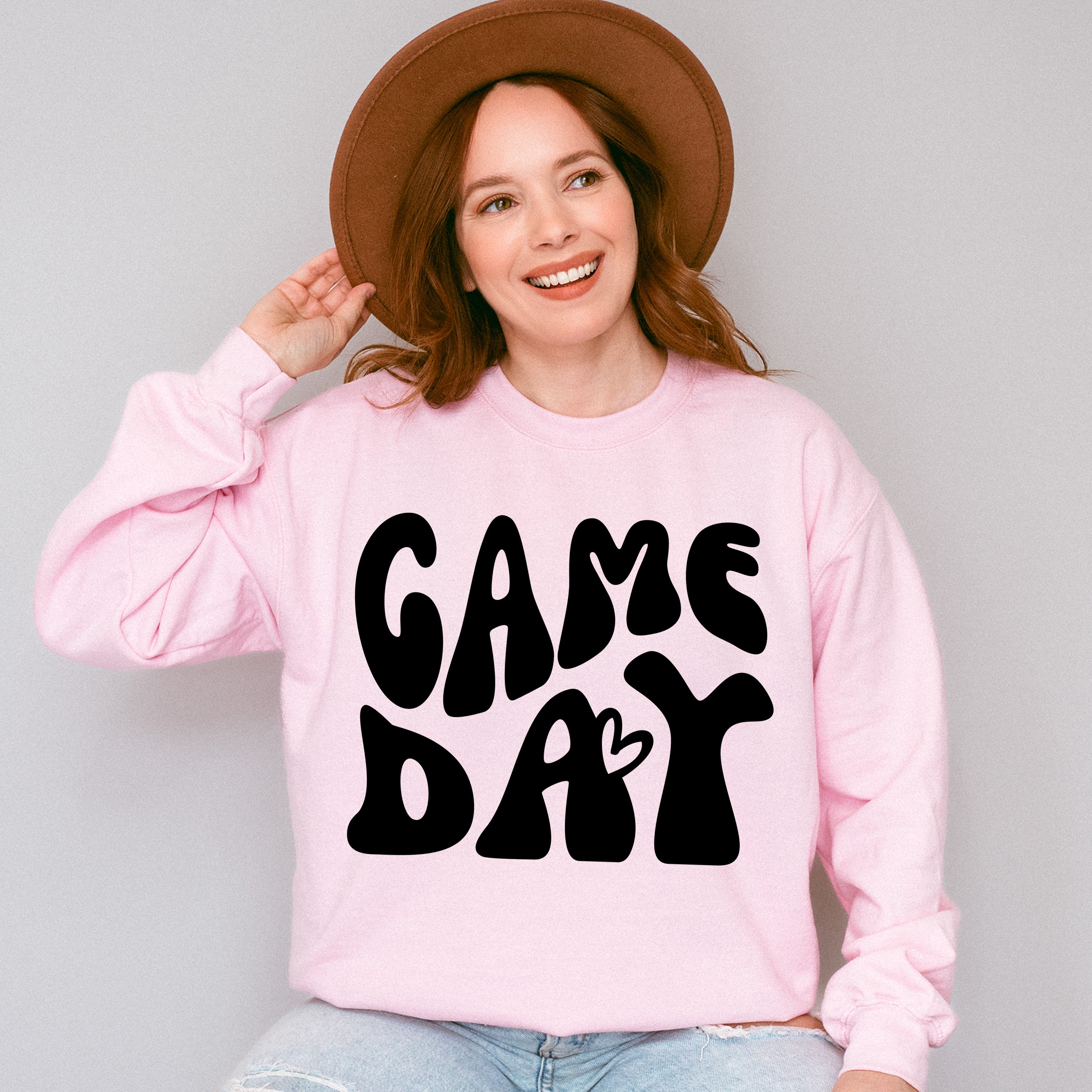 Gameday Heart Design - Game Day Unisex Crewneck T-Shirt Sweatshirt Hoodie