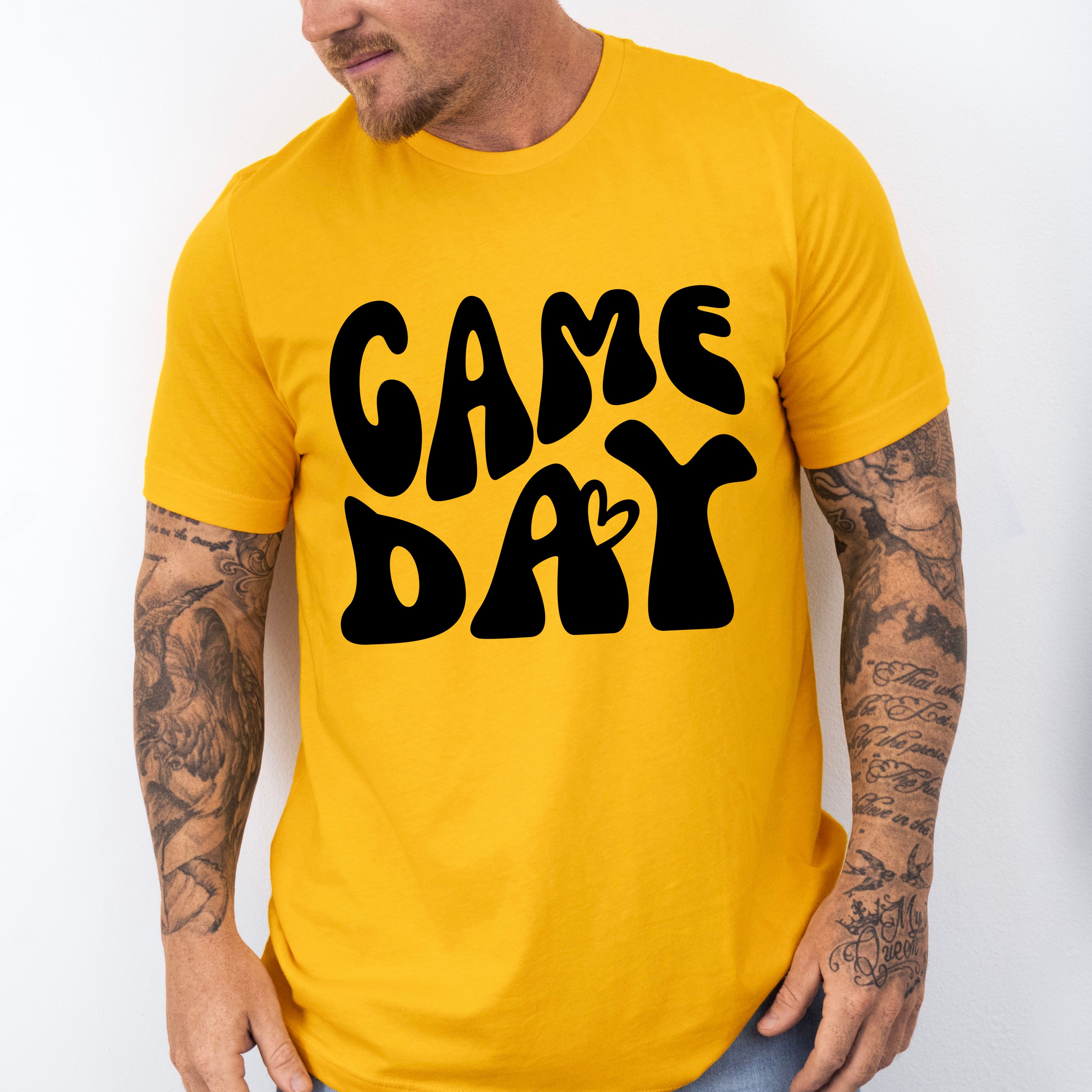 Gameday Heart Design - Game Day Unisex Crewneck T-Shirt Sweatshirt Hoodie