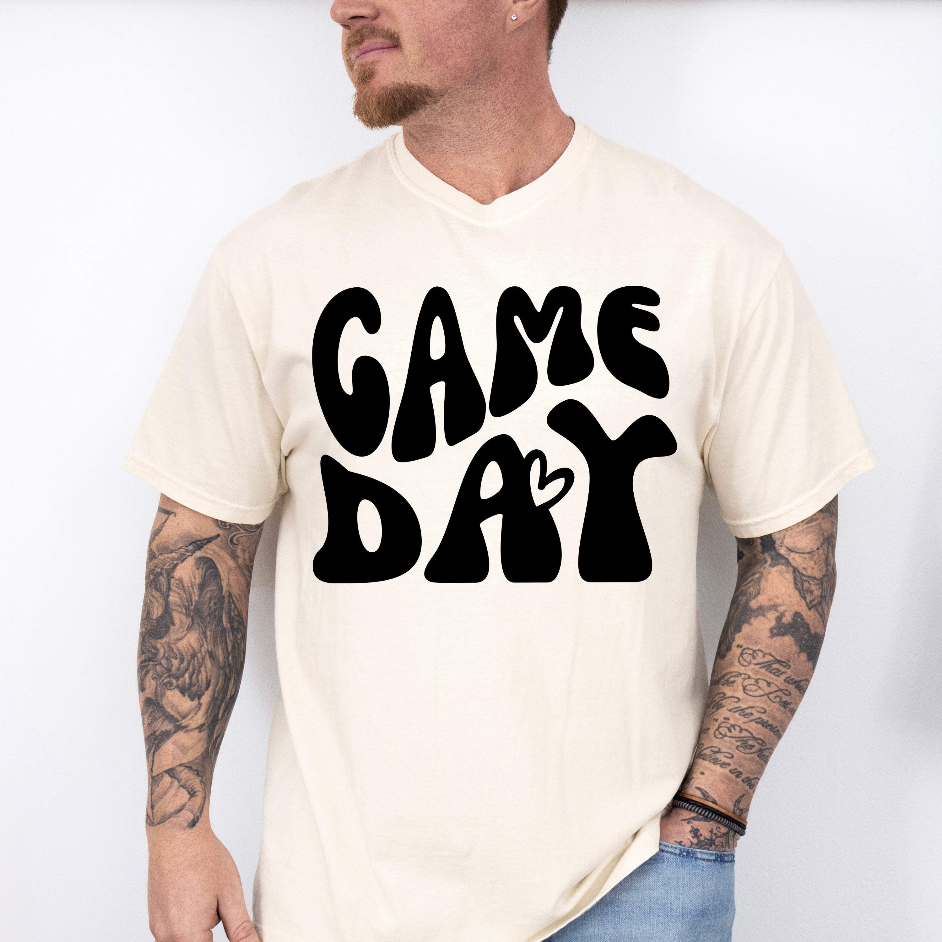 Gameday Heart Design - Game Day Unisex Crewneck T-Shirt Sweatshirt Hoodie