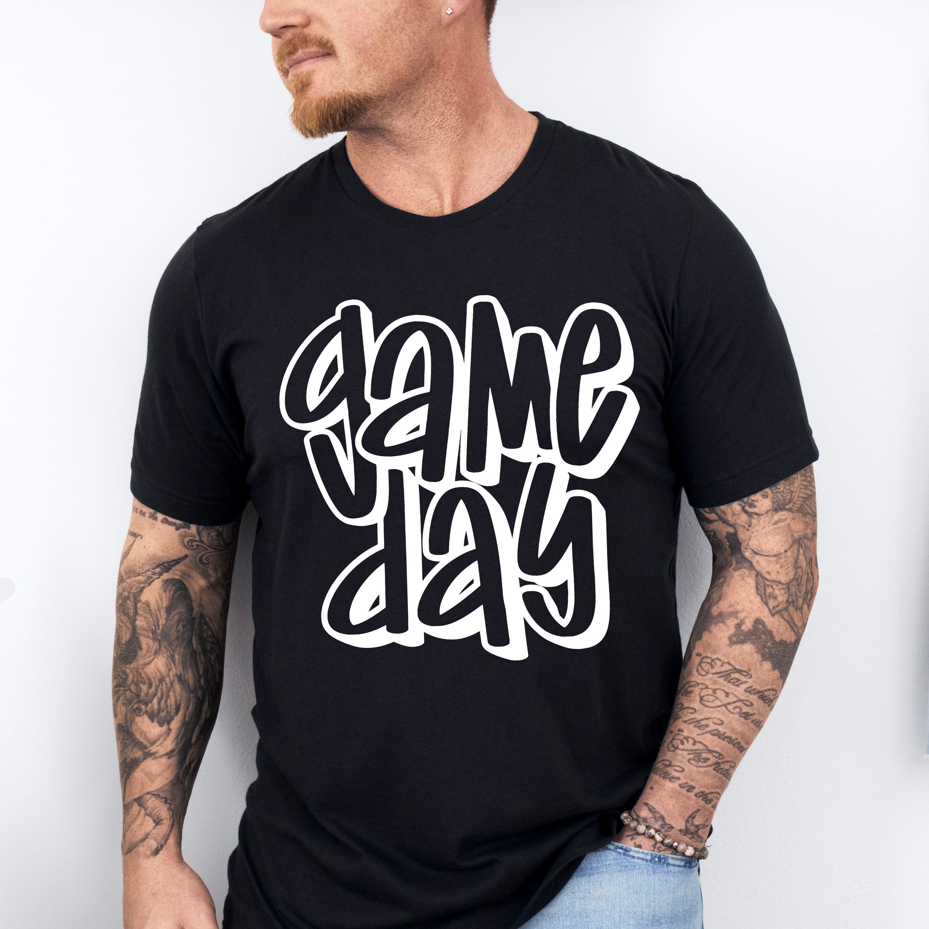 Gameday Graffiti Style Design - Game Day Unisex Crewneck T-Shirt Sweatshirt Hoodie