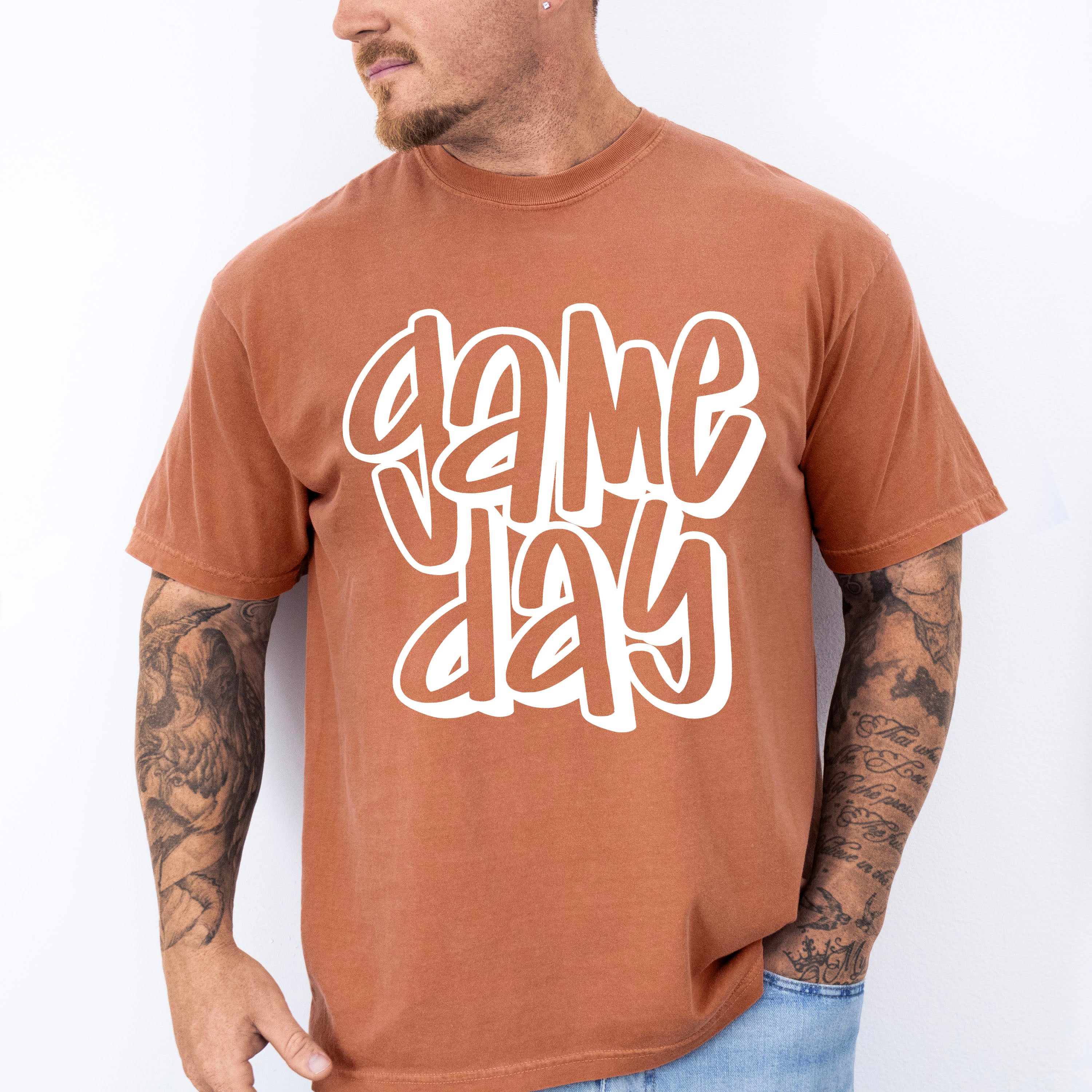 Gameday Graffiti Style Design - Game Day Unisex Crewneck T-Shirt Sweatshirt Hoodie