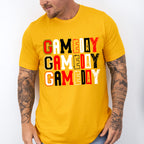 Red Black And White Gameday Design - Game Day Unisex Crewneck T-Shirt Sweatshirt Hoodie