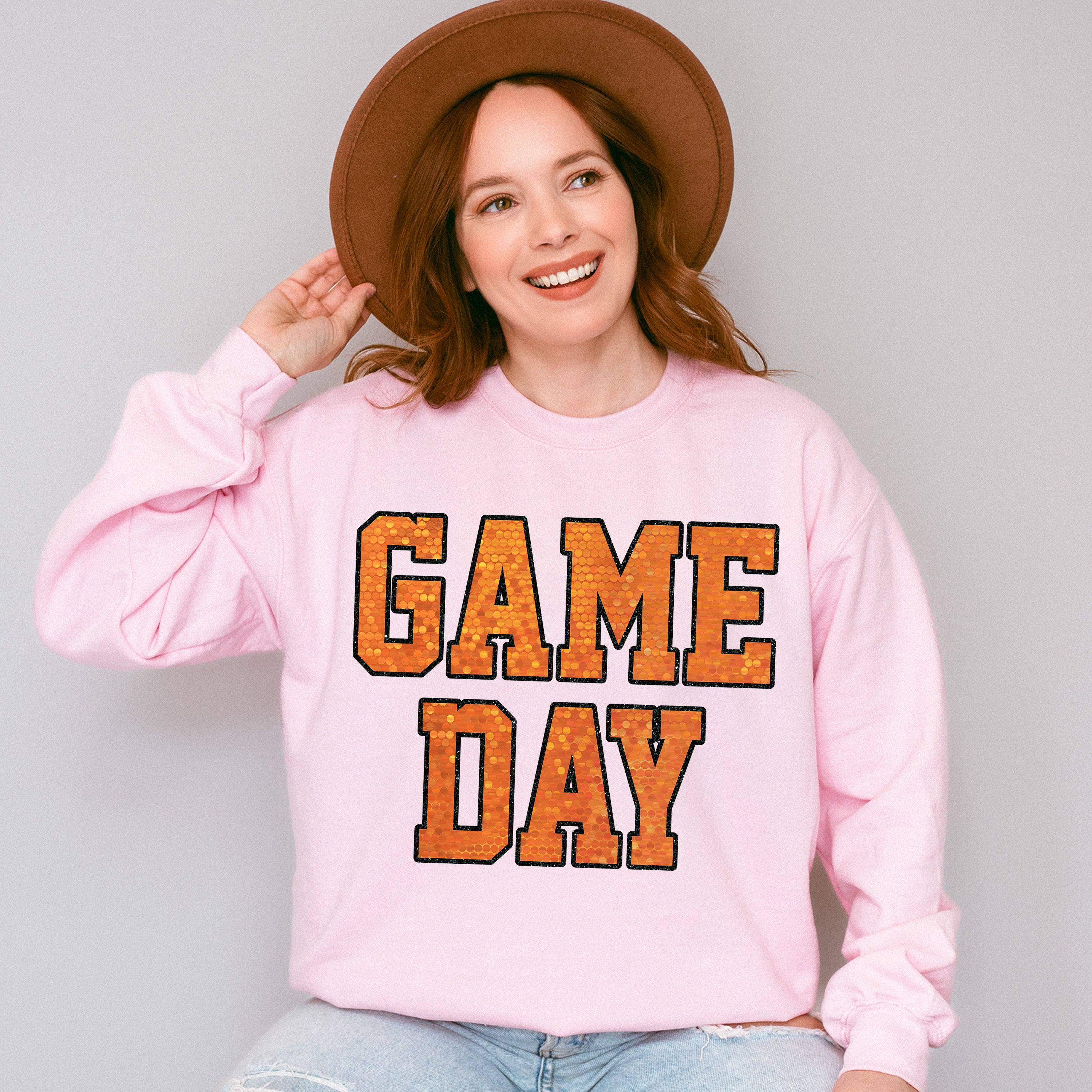 GAMEDAY Orange Design - Game Day Unisex Crewneck T-Shirt Sweatshirt Hoodie