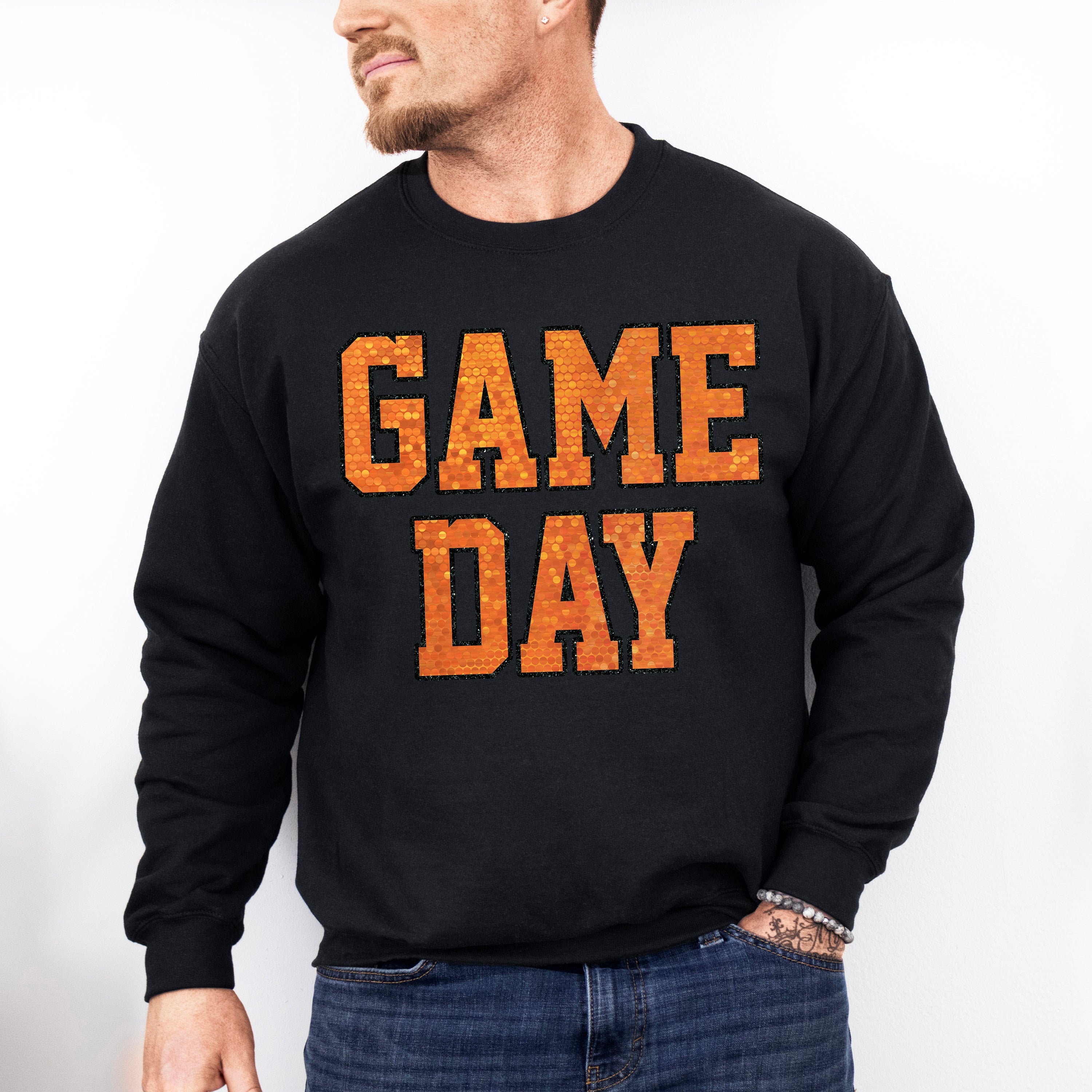 GAMEDAY Orange Design - Game Day Unisex Crewneck T-Shirt Sweatshirt Hoodie
