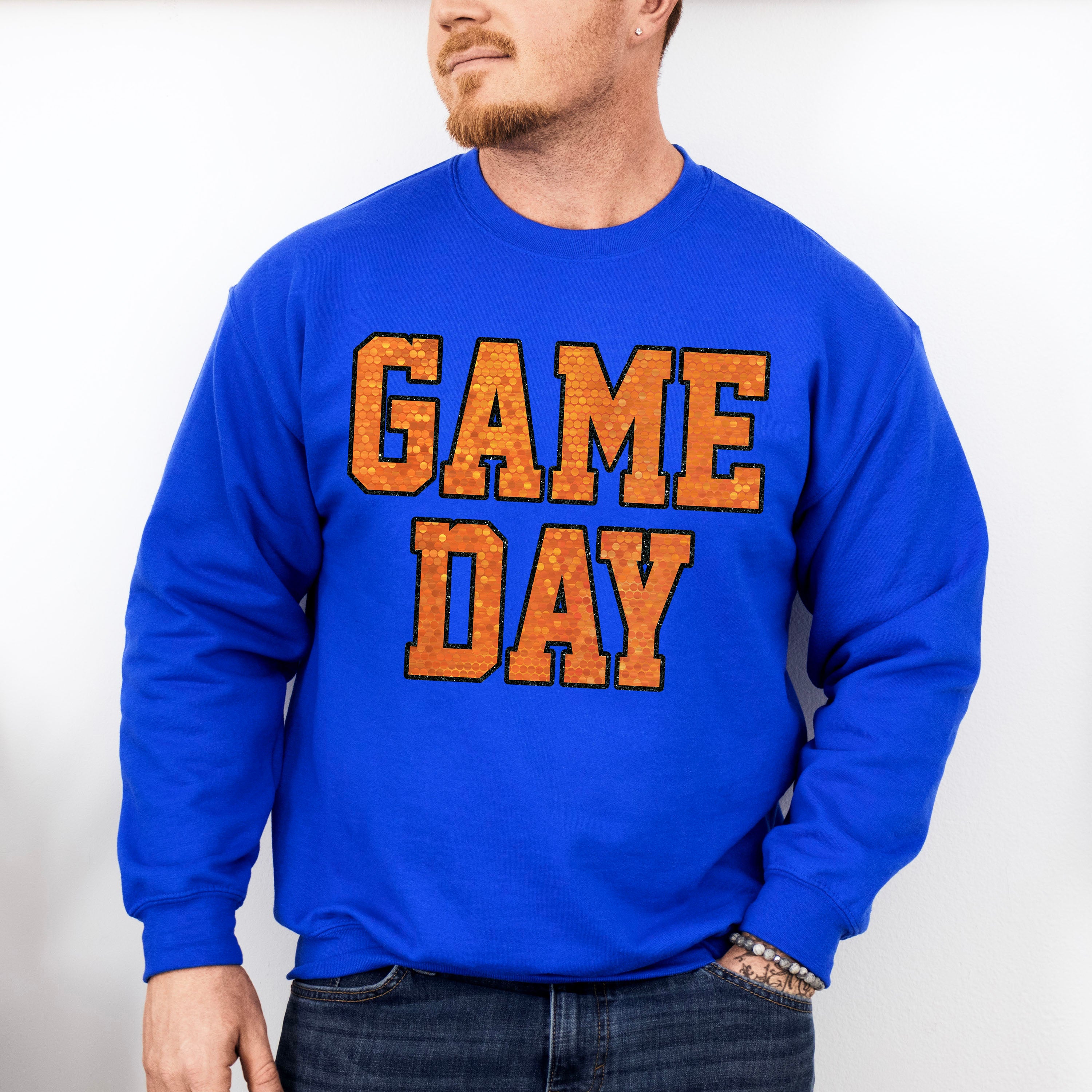 GAMEDAY Orange Design - Game Day Unisex Crewneck T-Shirt Sweatshirt Hoodie