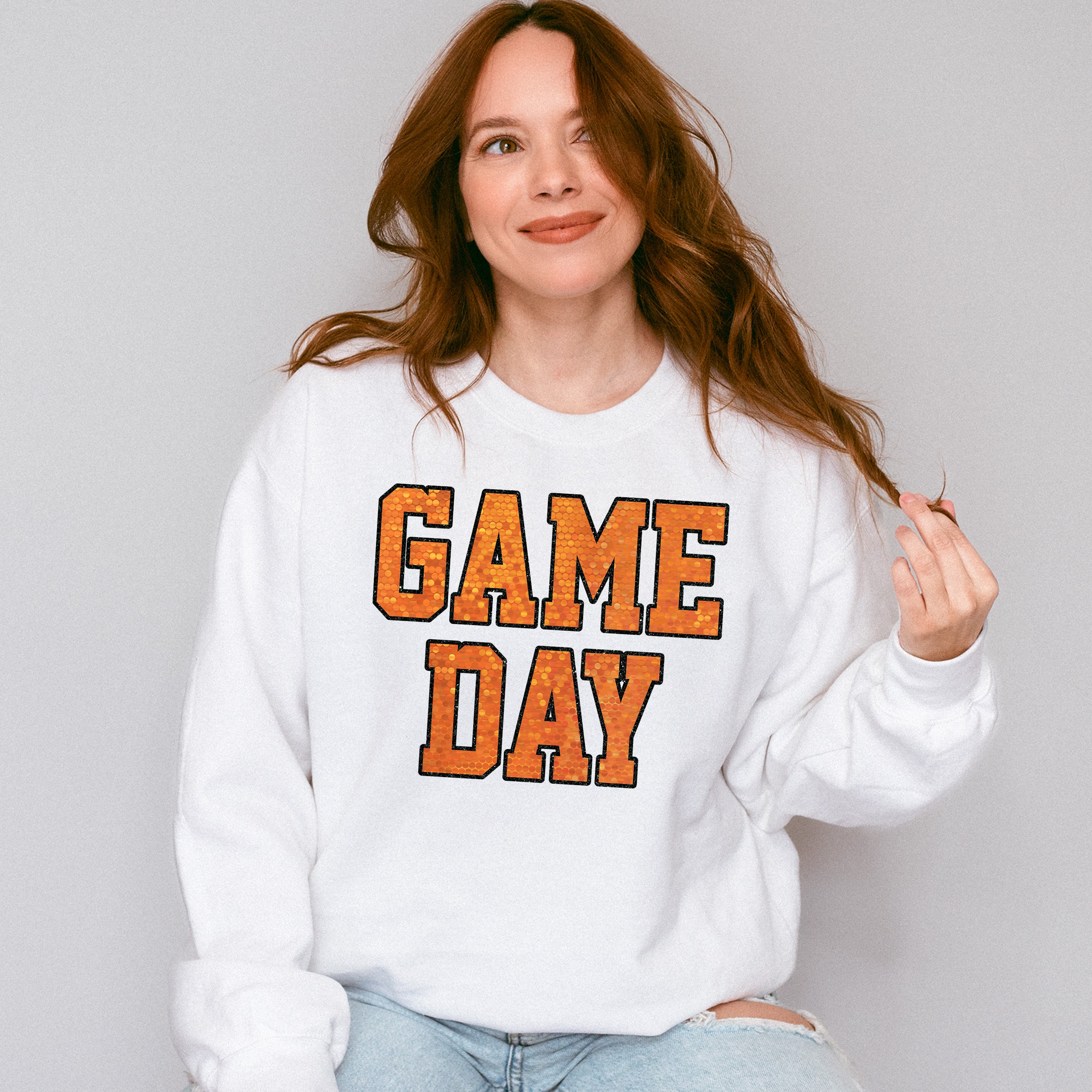 GAMEDAY Orange Design - Game Day Unisex Crewneck T-Shirt Sweatshirt Hoodie