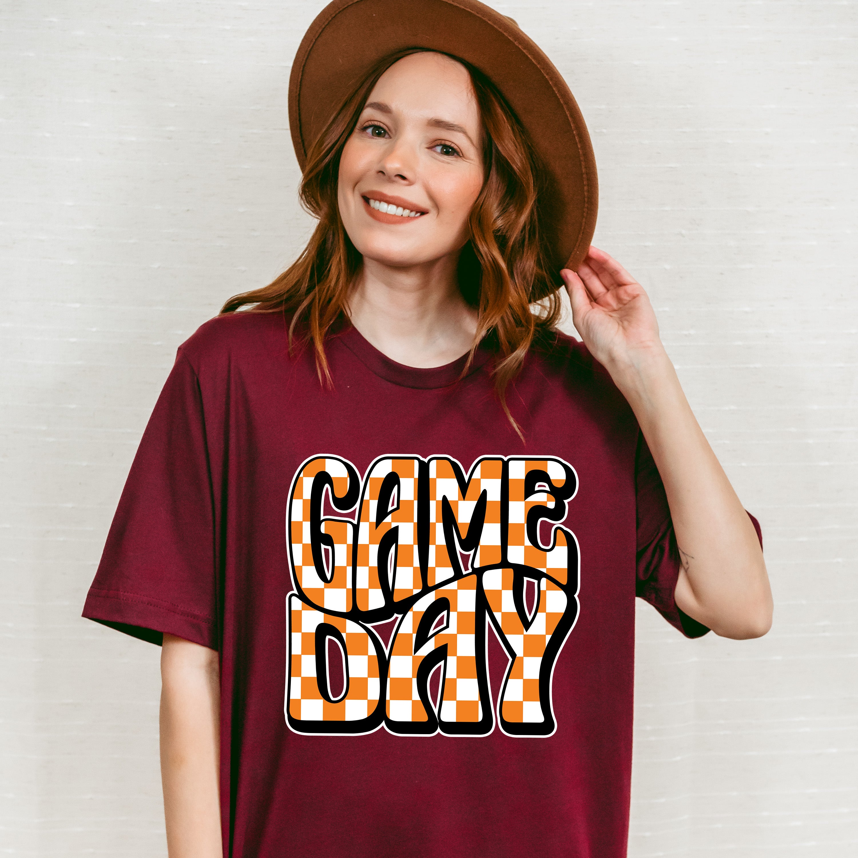 Groovy Gameday Design - Game Day Unisex Crewneck T-Shirt Sweatshirt Hoodie