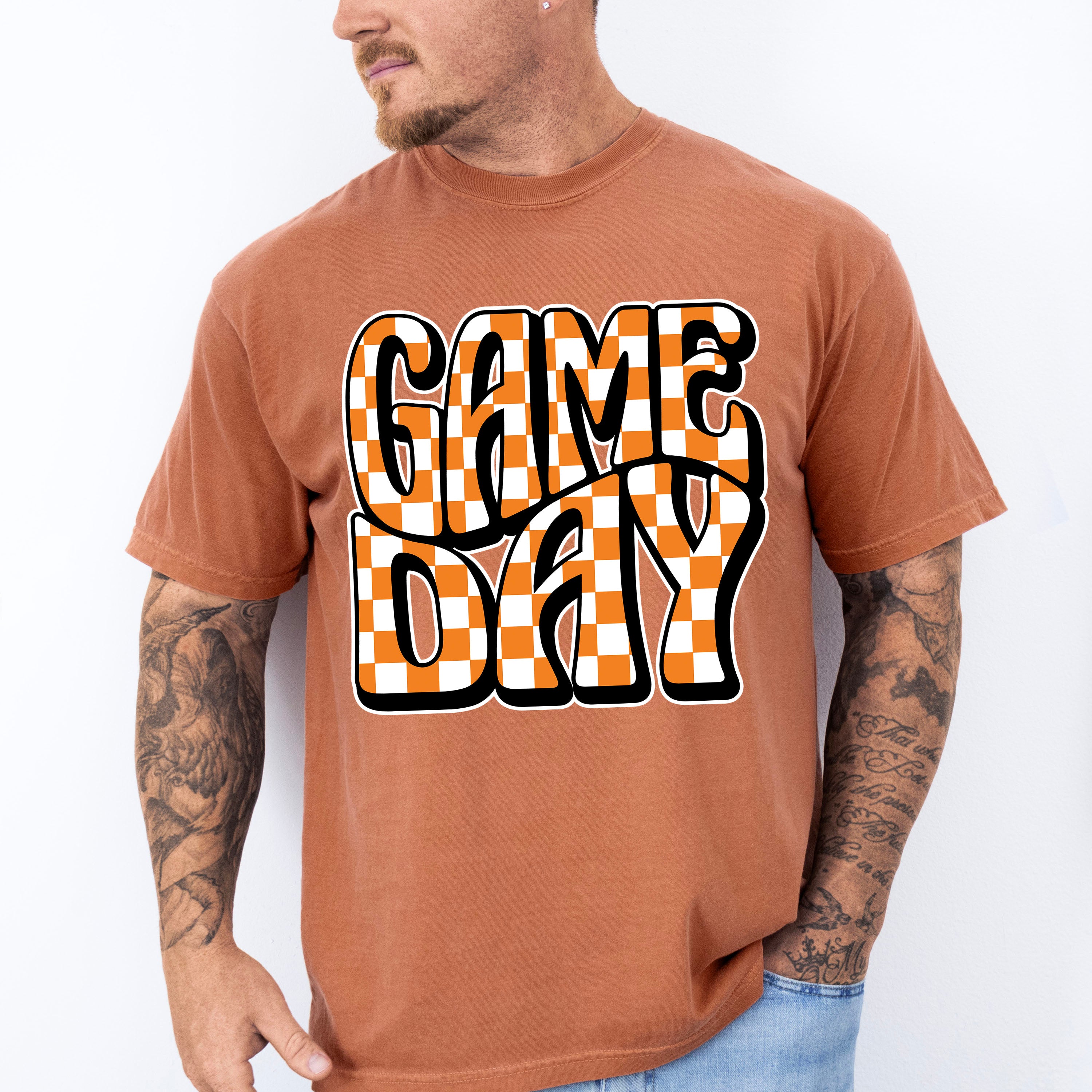Groovy Gameday Design - Game Day Unisex Crewneck T-Shirt Sweatshirt Hoodie
