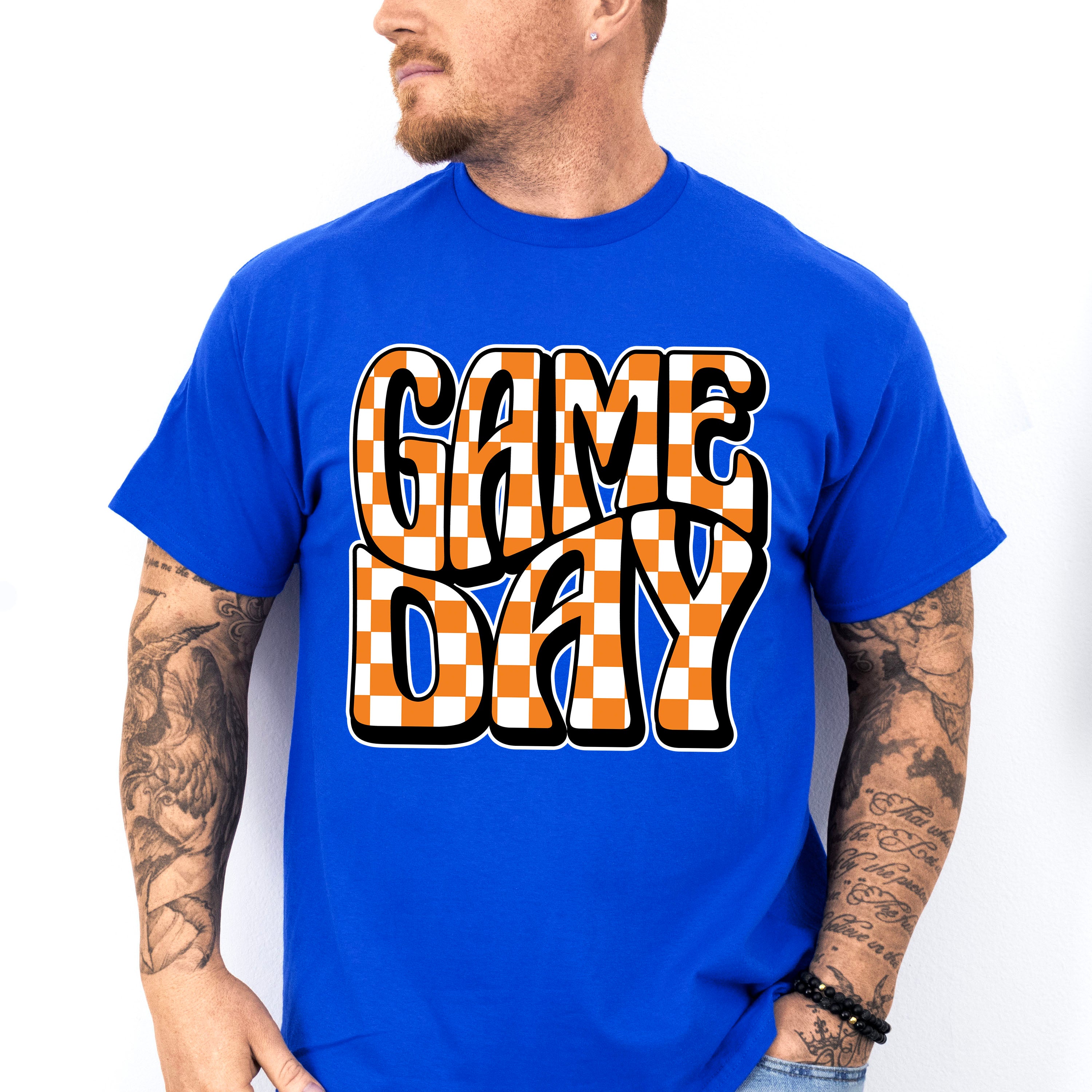 Groovy Gameday Design - Game Day Unisex Crewneck T-Shirt Sweatshirt Hoodie