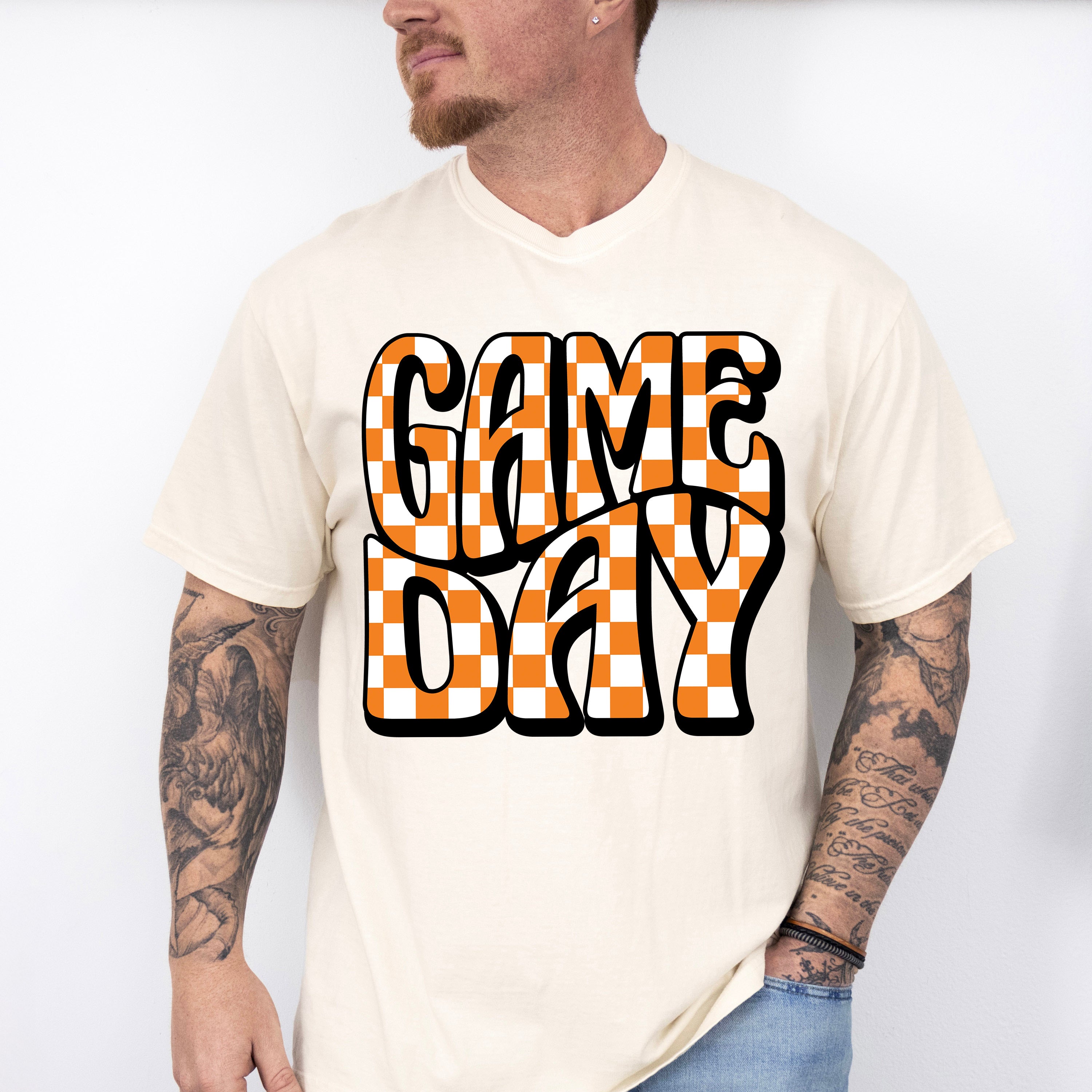 Groovy Gameday Design - Game Day Unisex Crewneck T-Shirt Sweatshirt Hoodie