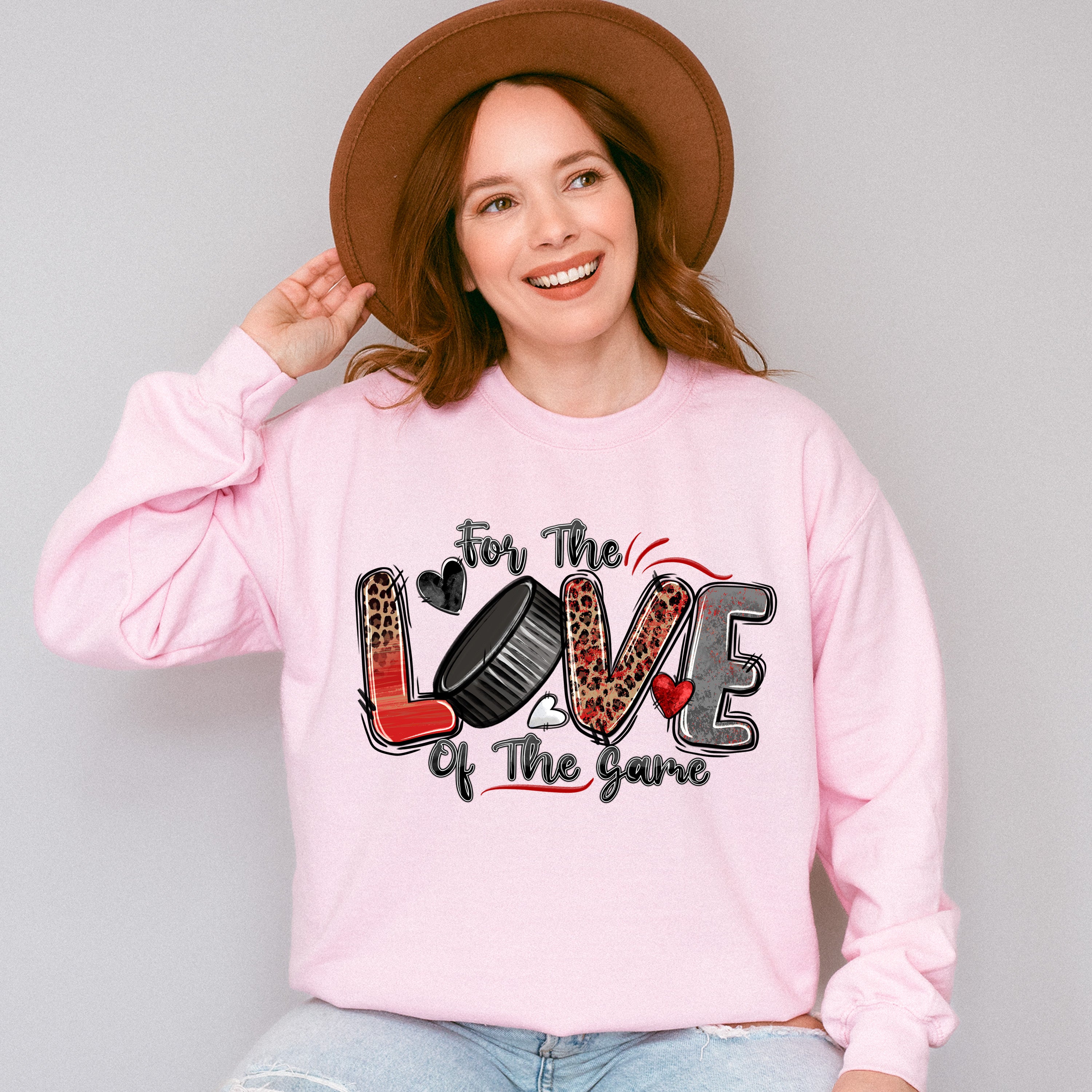 For The Love Of The Game - Hockey Unisex Crewneck T-Shirt Sweatshirt Hoodie