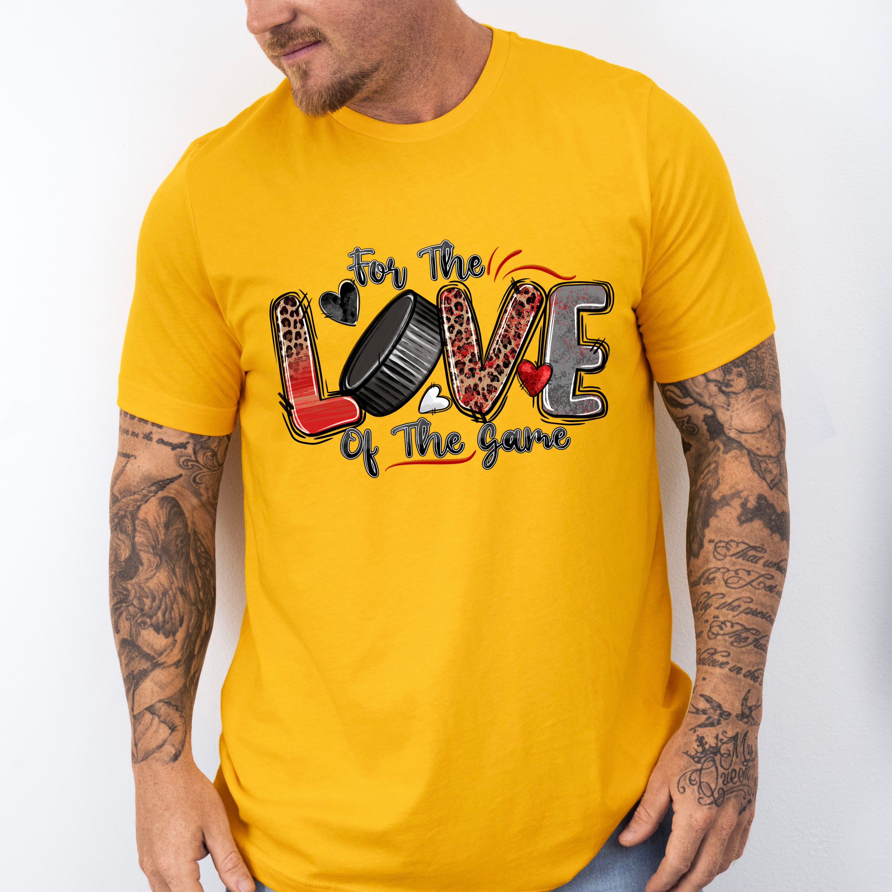 For The Love Of The Game - Hockey Unisex Crewneck T-Shirt Sweatshirt Hoodie