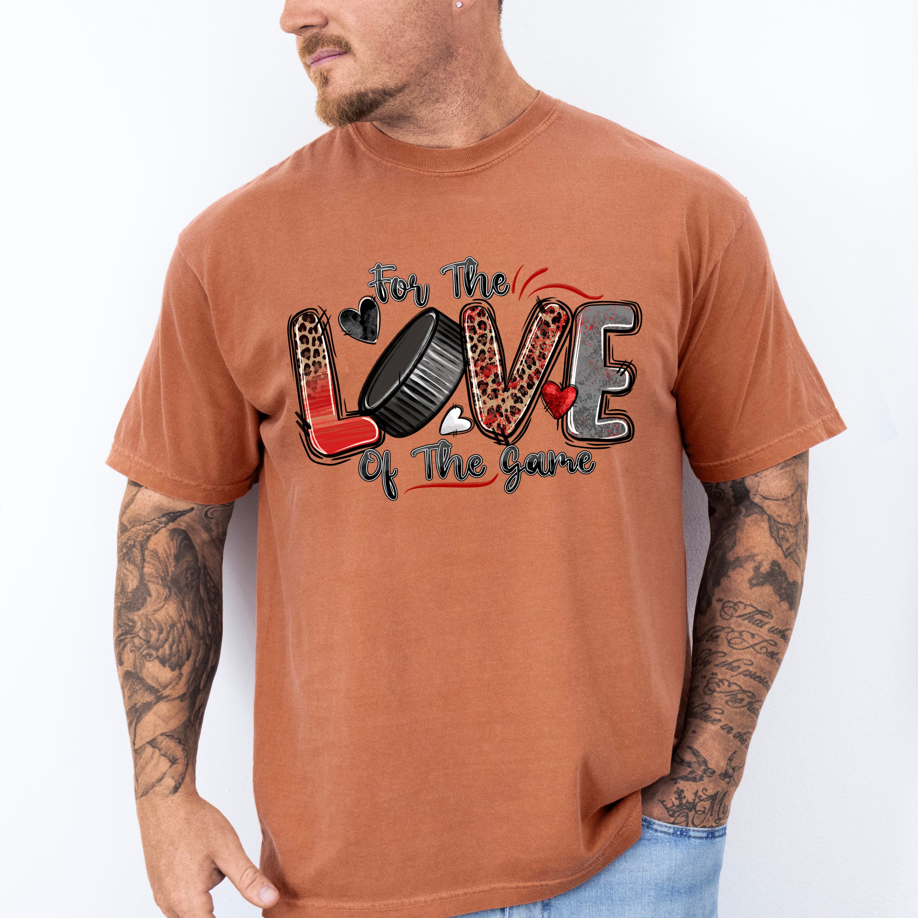 For The Love Of The Game - Hockey Unisex Crewneck T-Shirt Sweatshirt Hoodie
