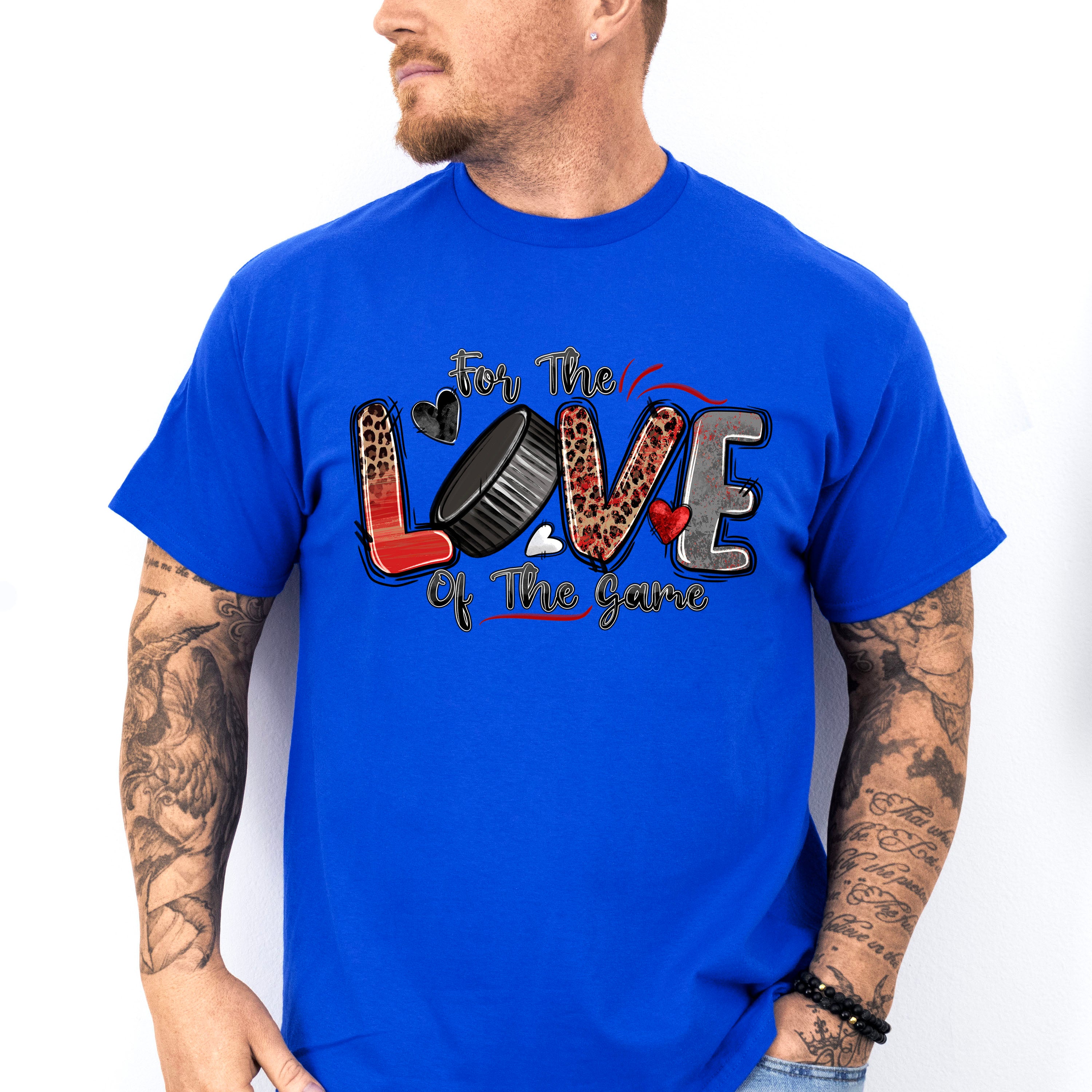 For The Love Of The Game - Hockey Unisex Crewneck T-Shirt Sweatshirt Hoodie