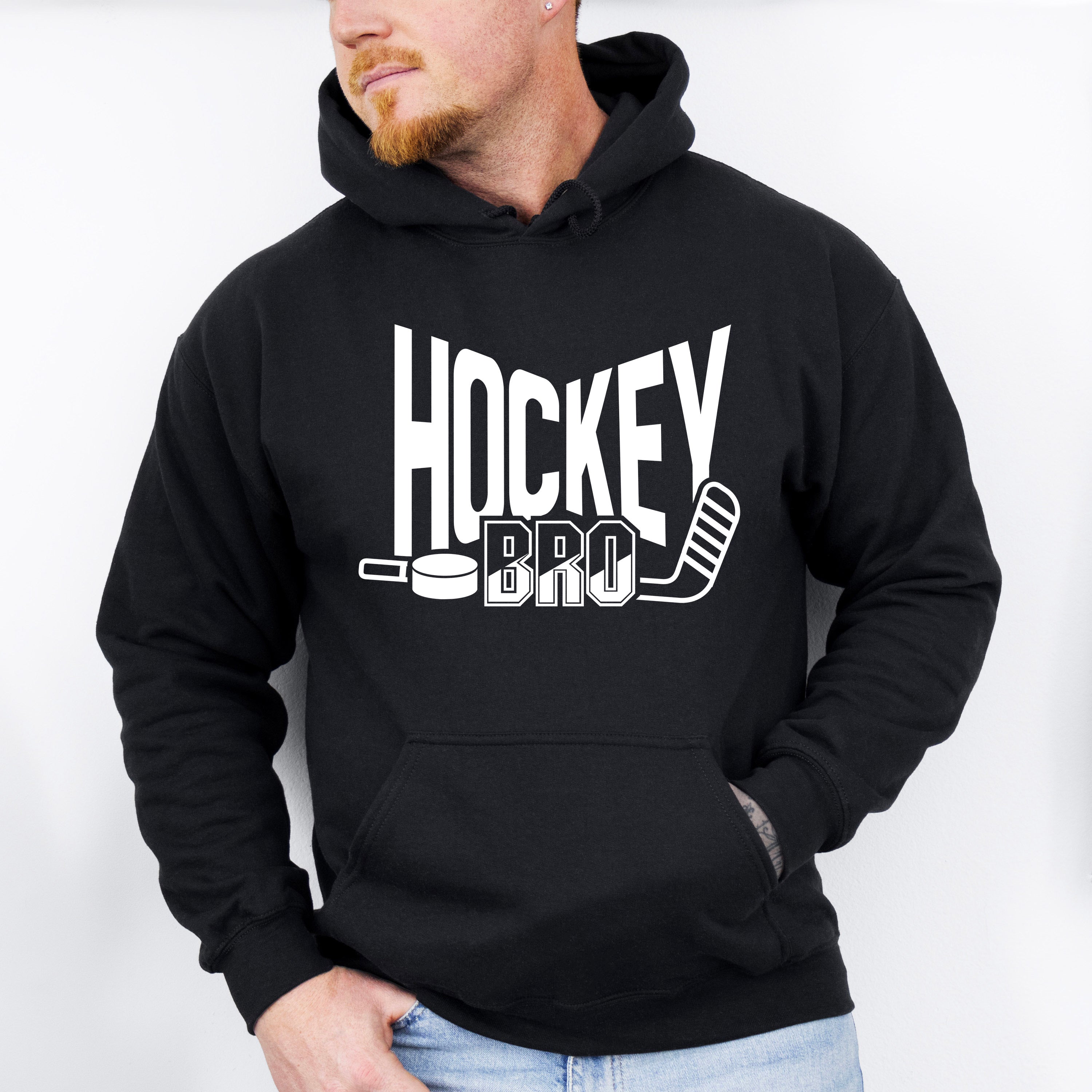 Hockey Bro Design - Hockey Unisex Crewneck T-Shirt Sweatshirt Hoodie