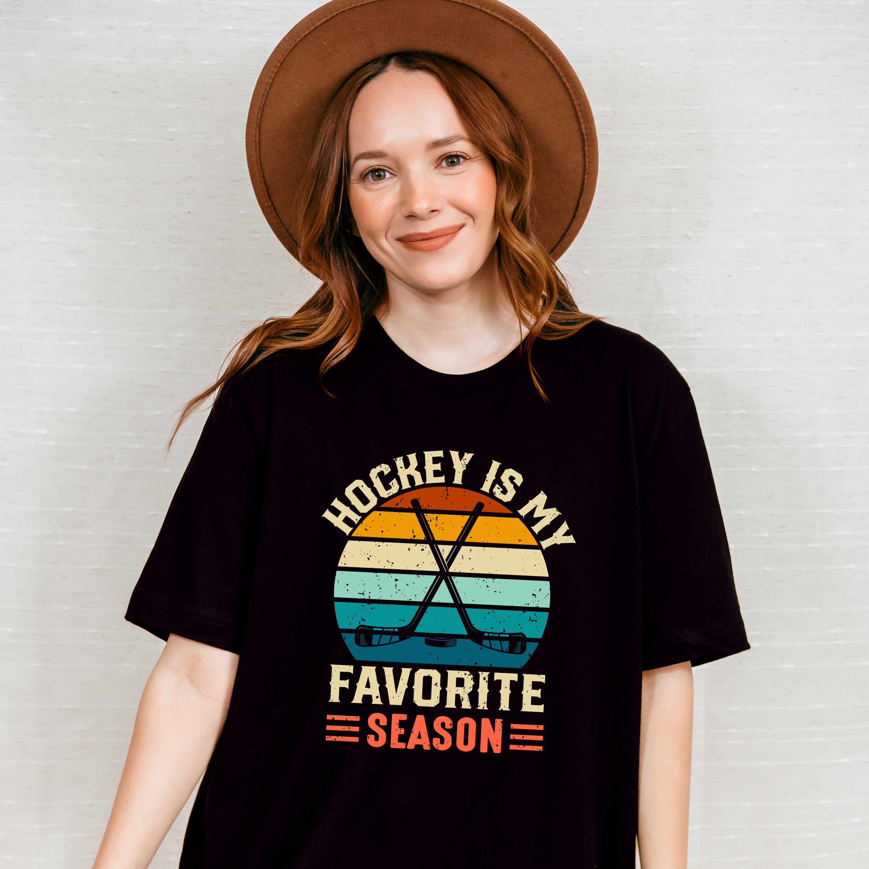 Hockey Is My Favorite Season - Hockey Unisex Crewneck T-Shirt Sweatshirt Hoodie