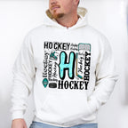 Hockey H Doodles - Hockey Unisex Crewneck T-Shirt Sweatshirt Hoodie
