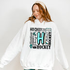 Hockey H Doodles - Hockey Unisex Crewneck T-Shirt Sweatshirt Hoodie