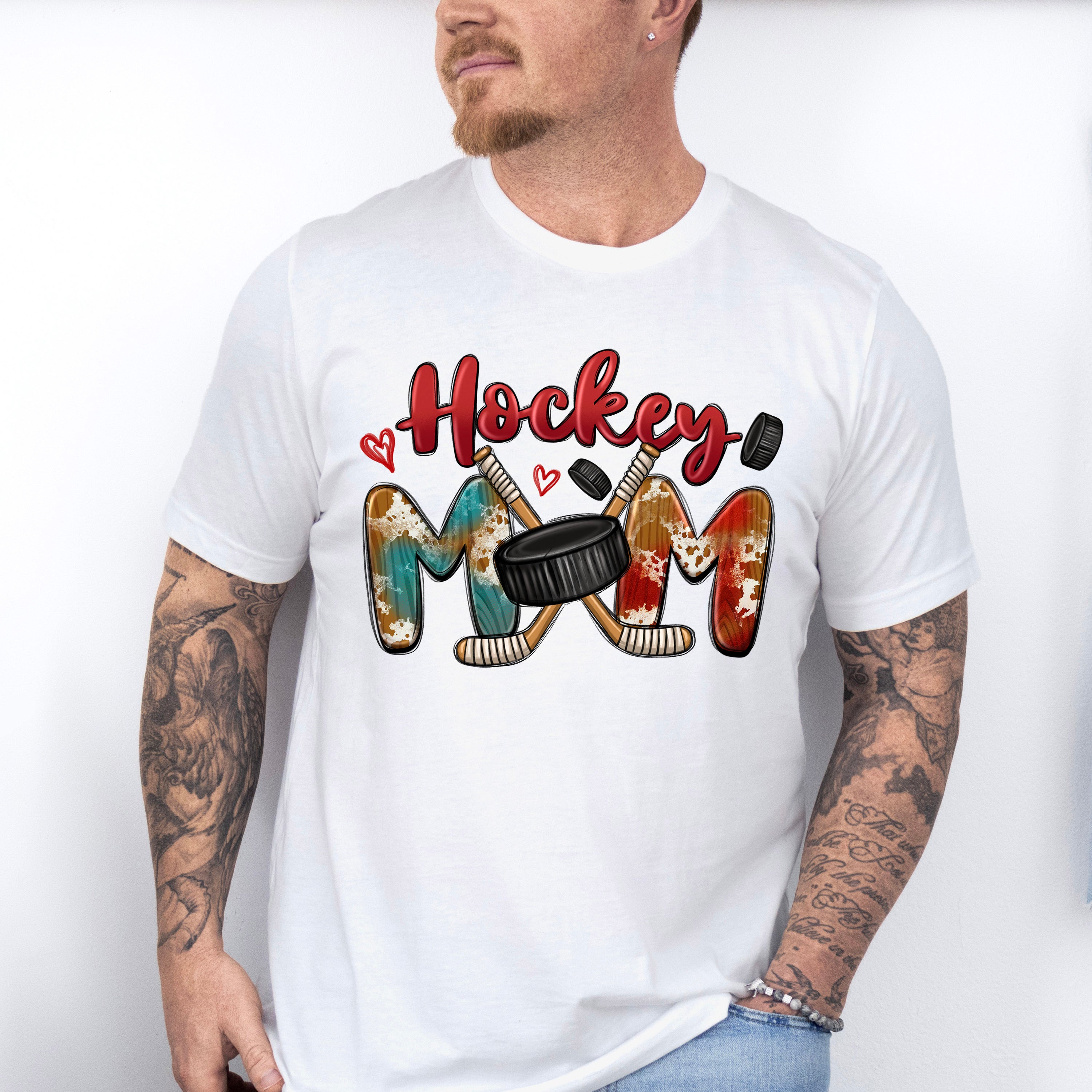 Hockey Mom - Hockey Unisex Crewneck T-Shirt Sweatshirt Hoodie