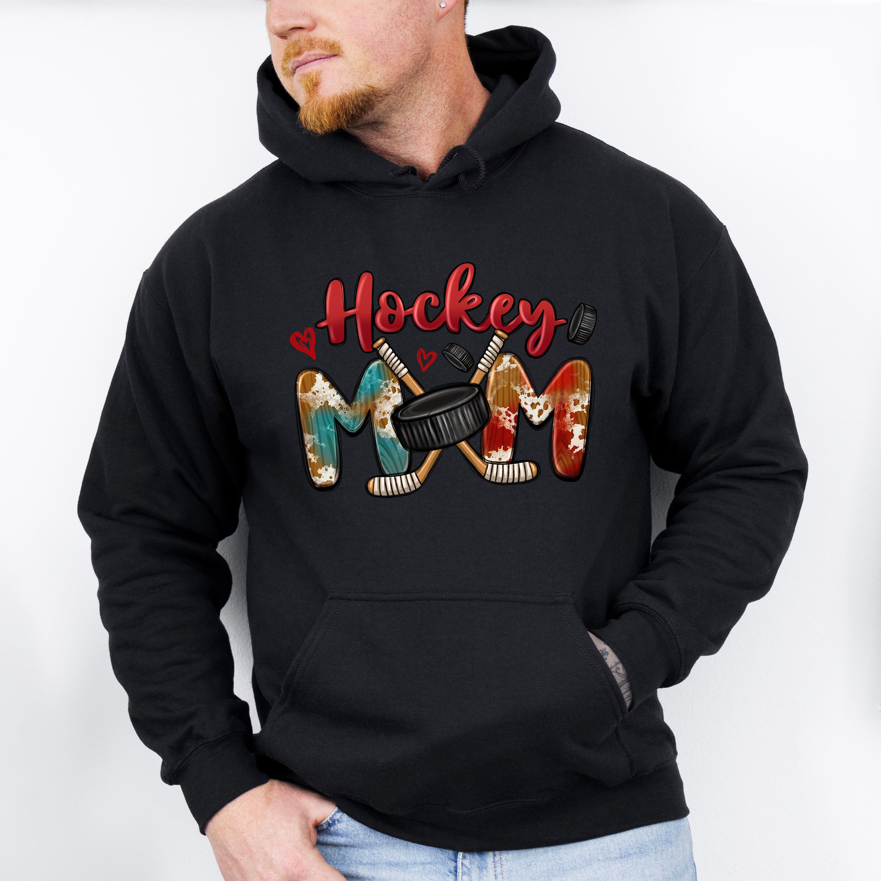 Hockey Mom - Hockey Unisex Crewneck T-Shirt Sweatshirt Hoodie