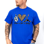 Peace Love Hockey - Hockey Unisex Crewneck T-Shirt Sweatshirt Hoodie