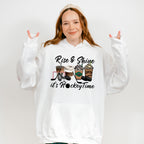Rise And Shine It's Hockey Time - Hockey Unisex Crewneck T-Shirt Sweatshirt Hoodie