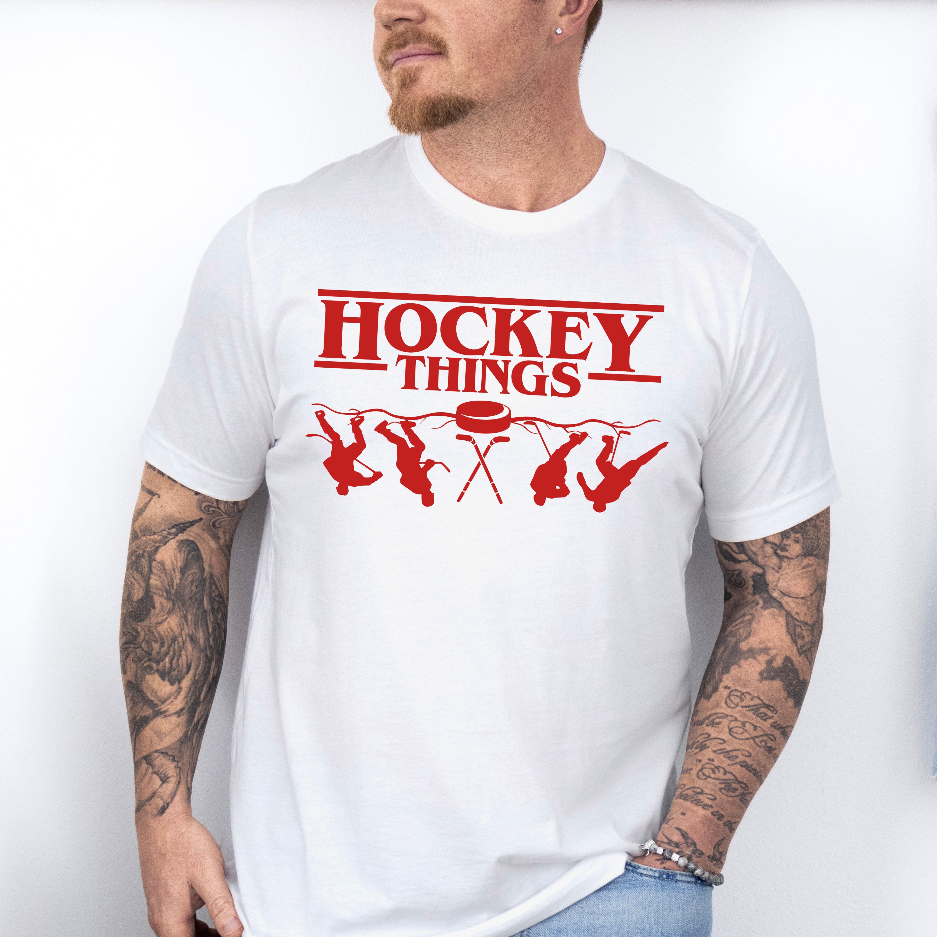 Hockey Things - Hockey Unisex Crewneck T-Shirt Sweatshirt Hoodie