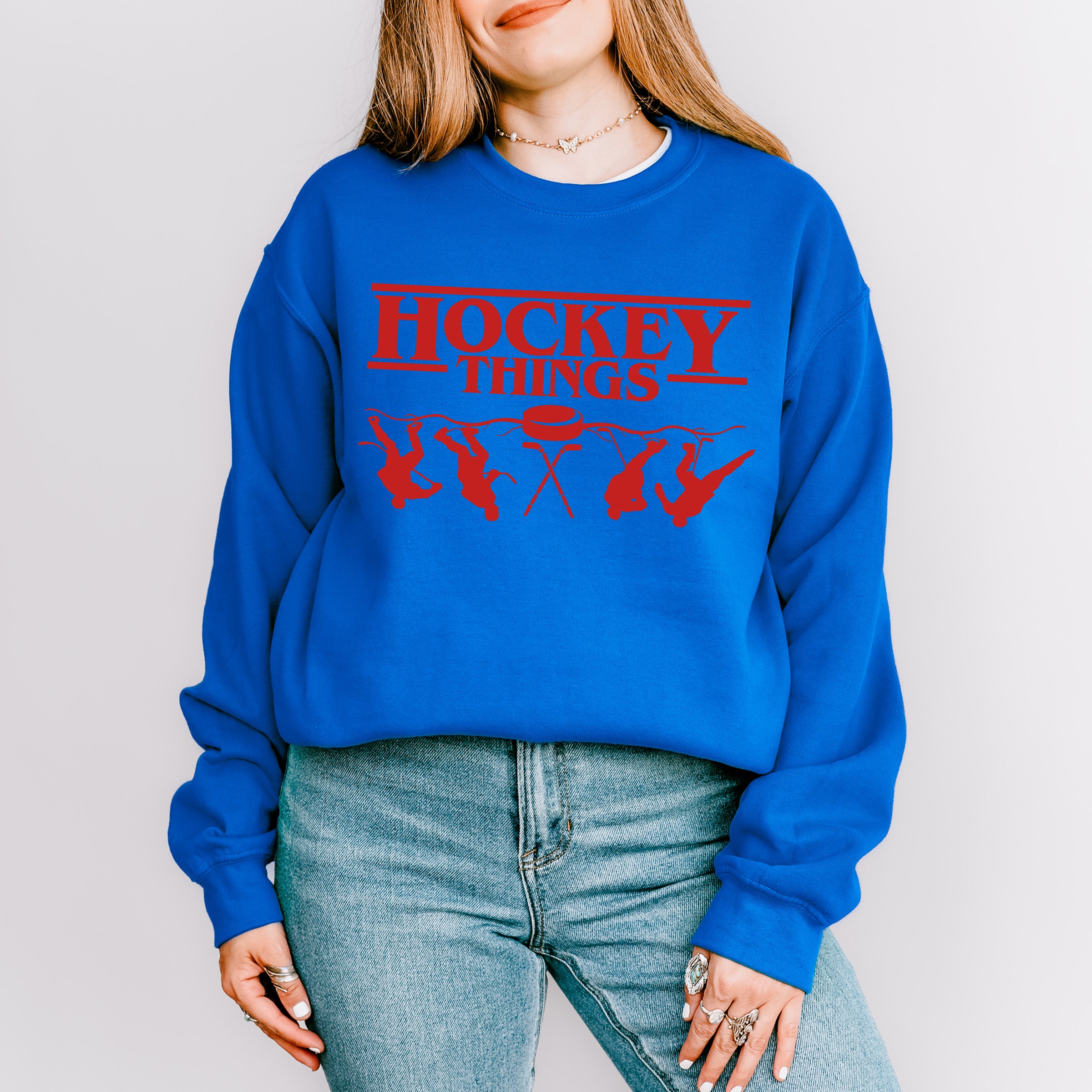 Hockey Things - Hockey Unisex Crewneck T-Shirt Sweatshirt Hoodie