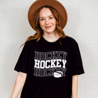 Simple Hockey Hockey Design - Hockey Unisex Crewneck T-Shirt Sweatshirt Hoodie