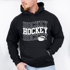 Simple Hockey Hockey Design - Hockey Unisex Crewneck T-Shirt Sweatshirt Hoodie