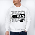 Simple Hockey Hockey Design - Hockey Unisex Crewneck T-Shirt Sweatshirt Hoodie