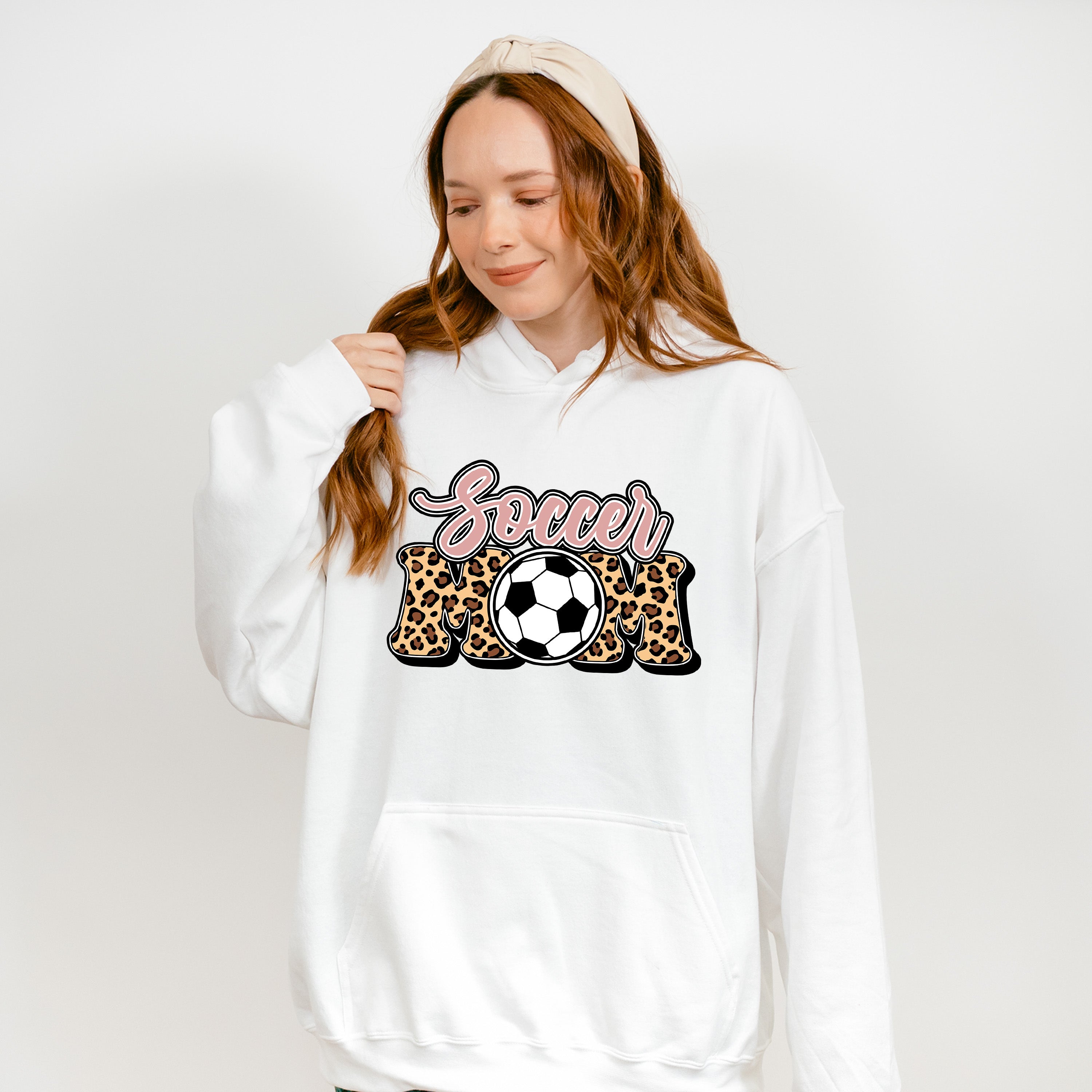 Soccer Mom Leopard - Soccer Unisex Crewneck T-Shirt Sweatshirt Hoodie