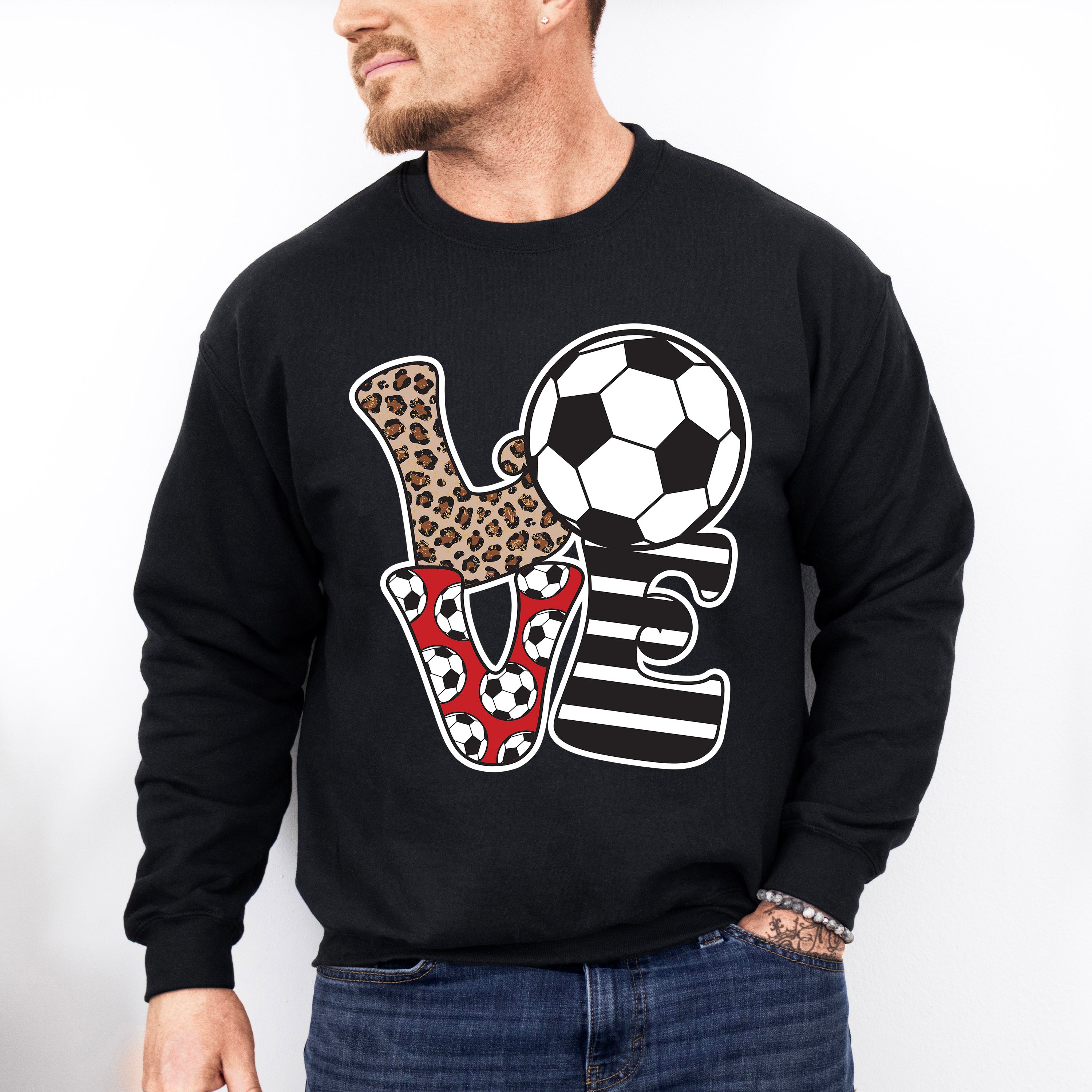 Soccer Love - Soccer Unisex Crewneck T-Shirt Sweatshirt Hoodie