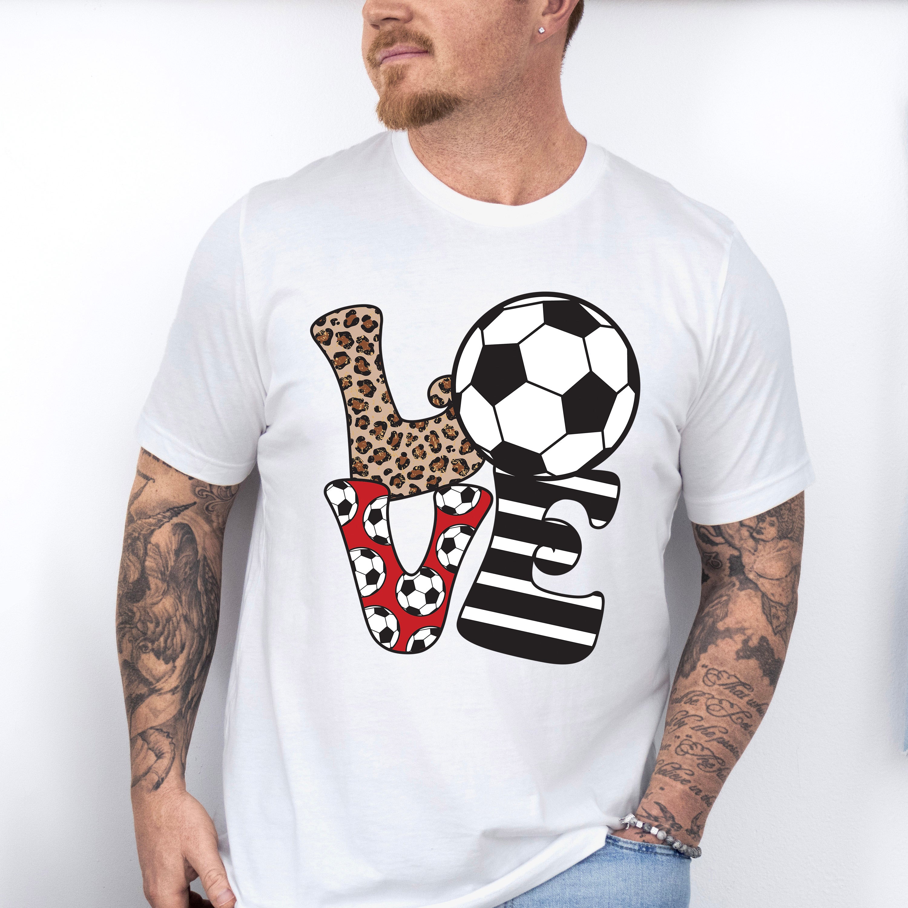 Soccer Love - Soccer Unisex Crewneck T-Shirt Sweatshirt Hoodie