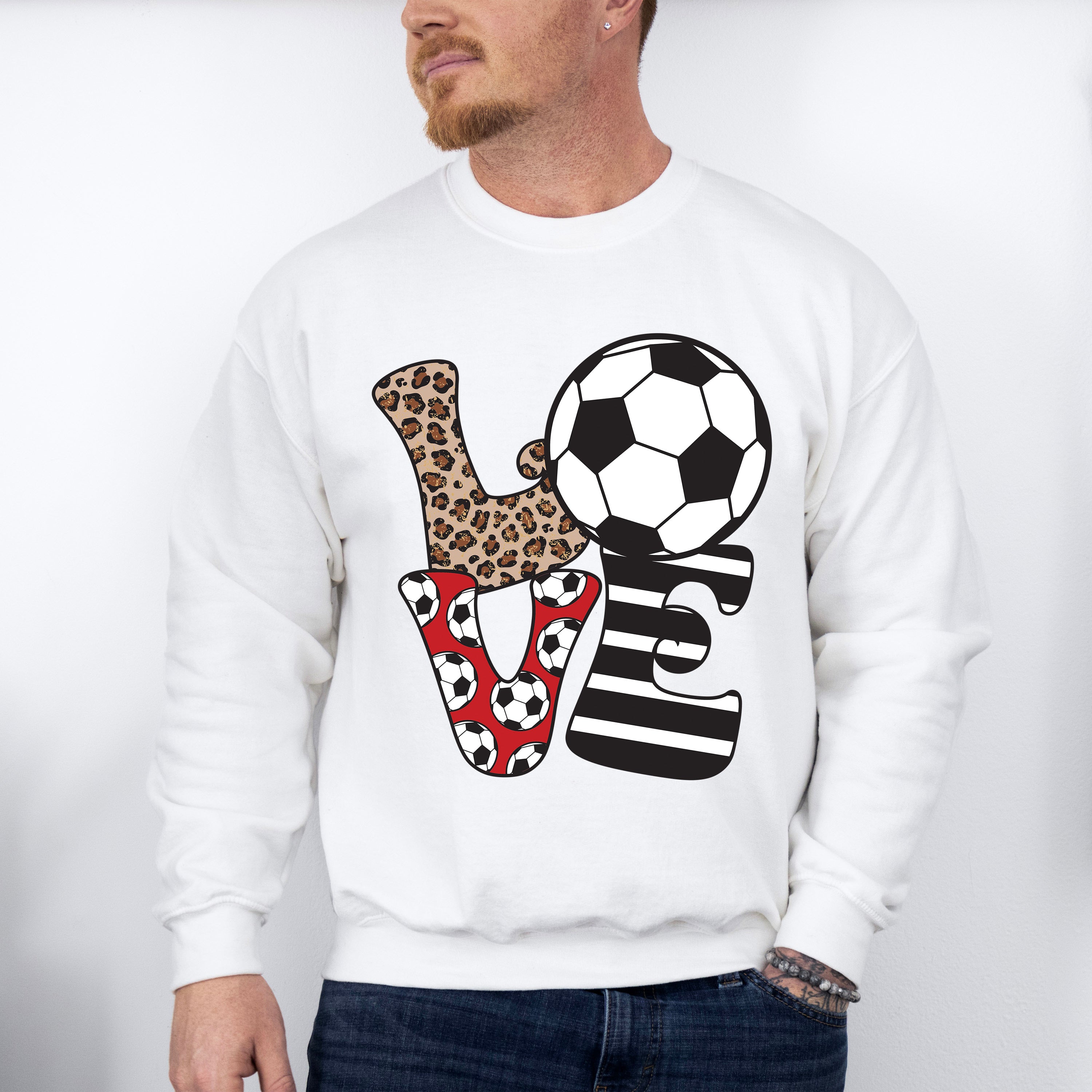 Soccer Love - Soccer Unisex Crewneck T-Shirt Sweatshirt Hoodie
