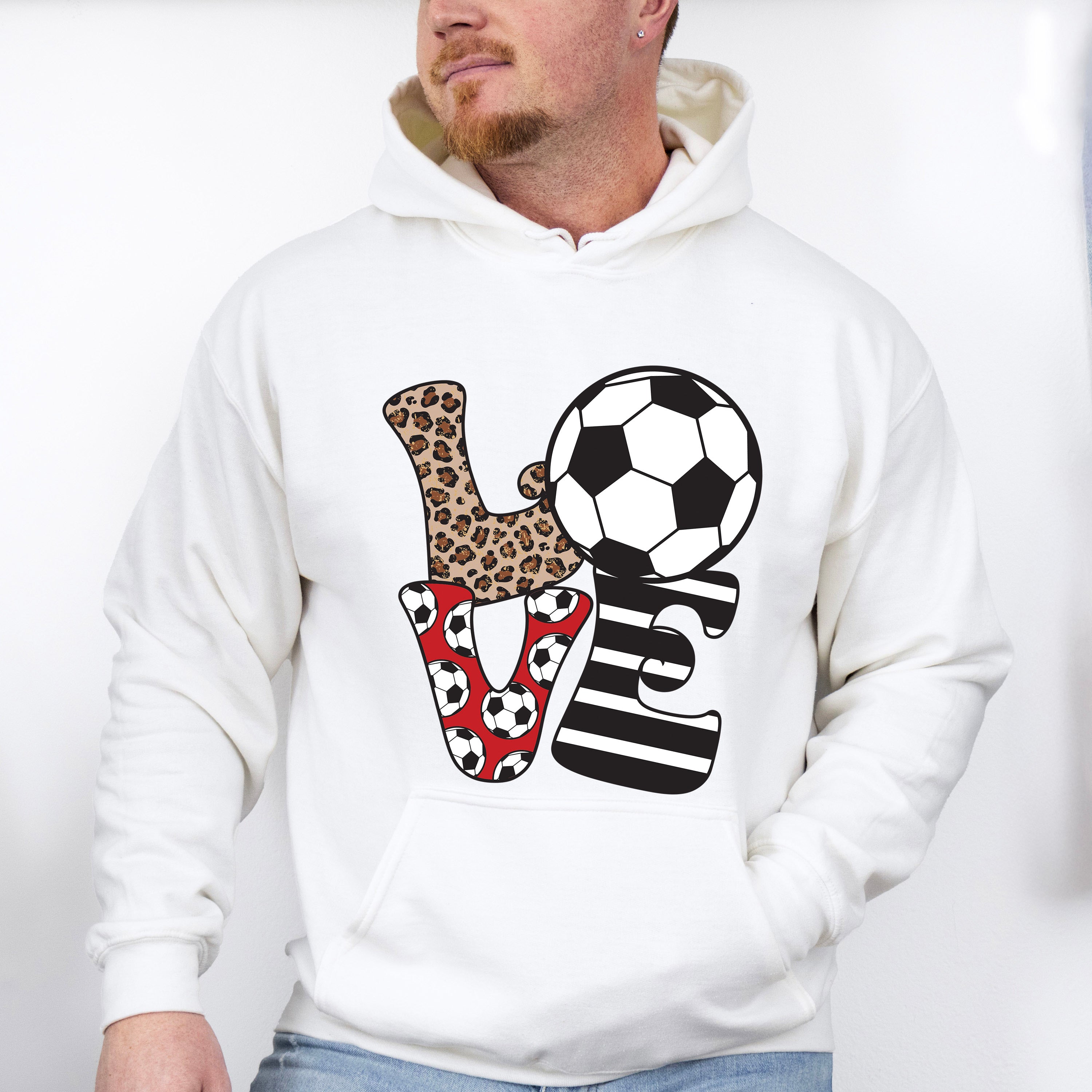 Soccer Love - Soccer Unisex Crewneck T-Shirt Sweatshirt Hoodie
