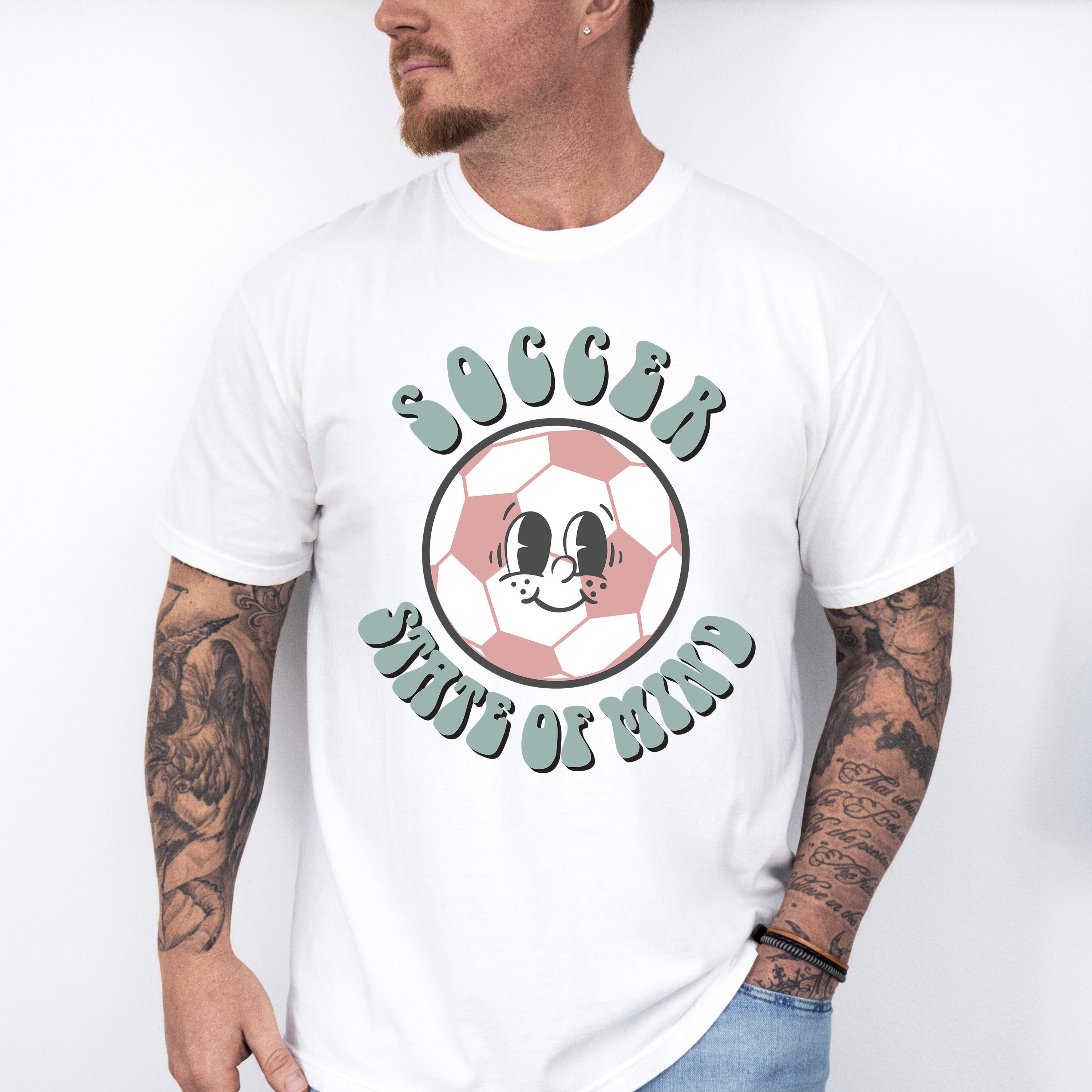 Soccer State Of Mind - Soccer Unisex Crewneck T-Shirt Sweatshirt Hoodie