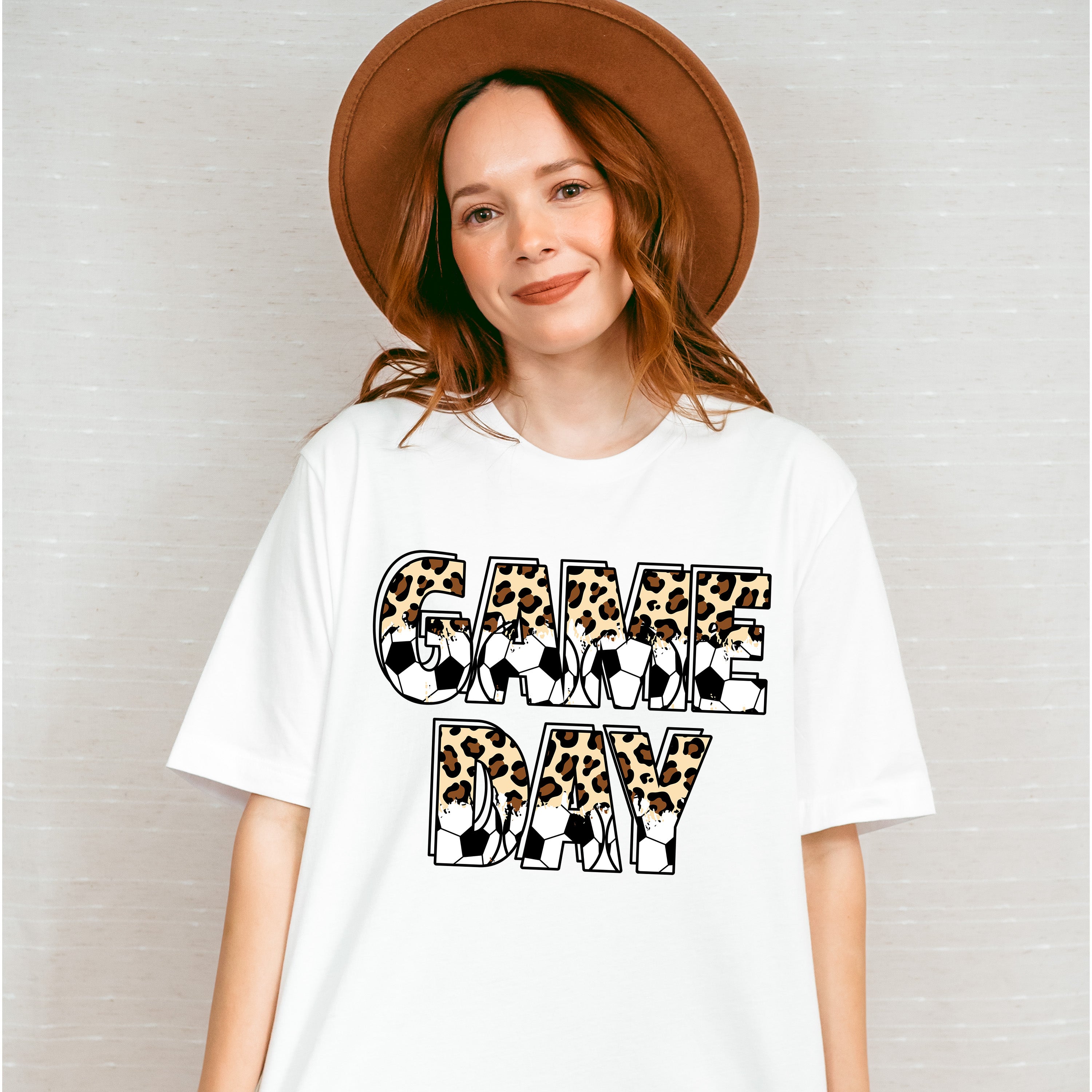 Soccer Game Day Leopard - Soccer Unisex Crewneck T-Shirt Sweatshirt Hoodie