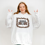 Soccer Ball Leopard Mom - Soccer Unisex Crewneck T-Shirt Sweatshirt Hoodie